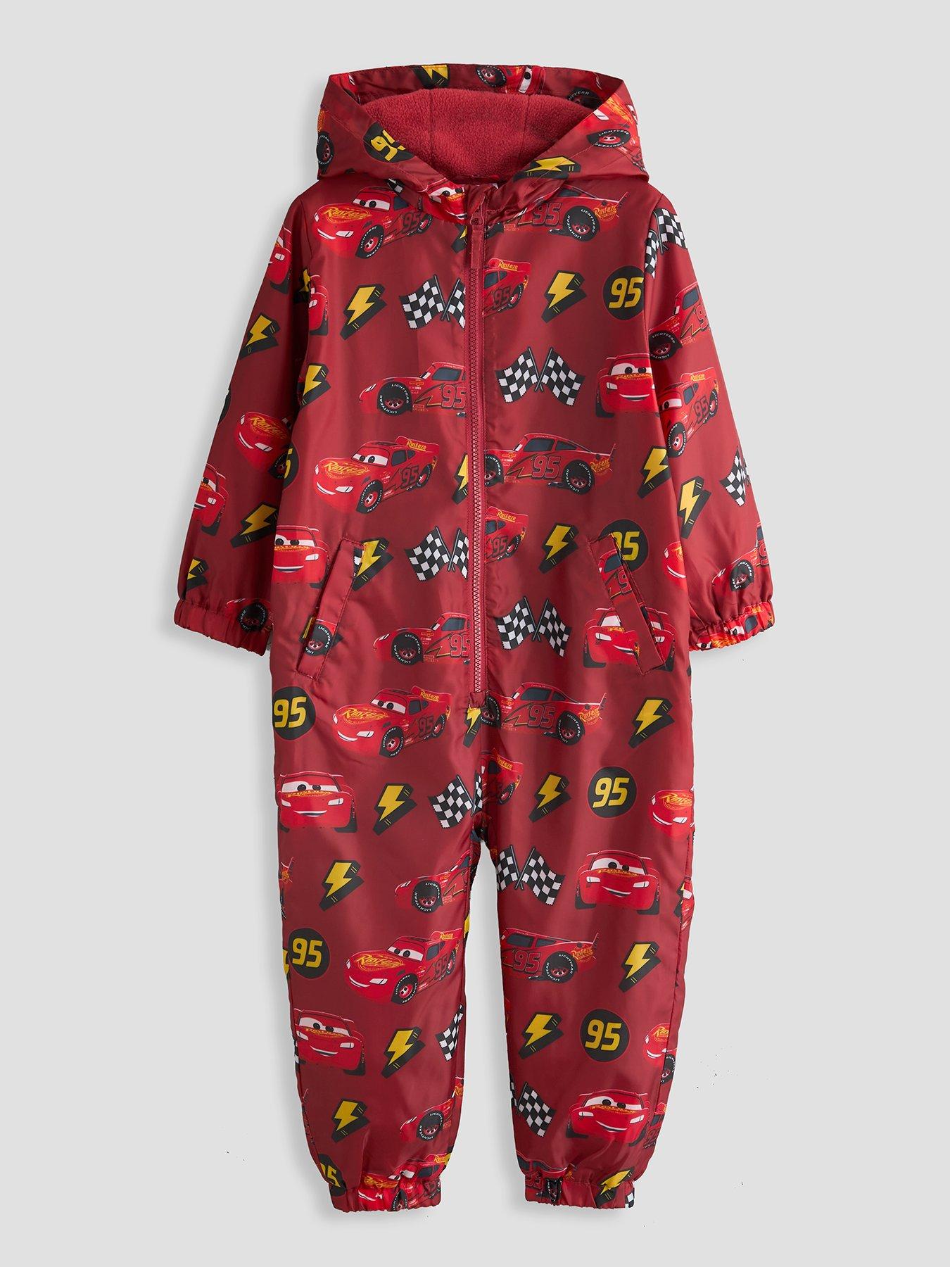 The Very Collection Disney Cars Fleece Lined Puddlesuit