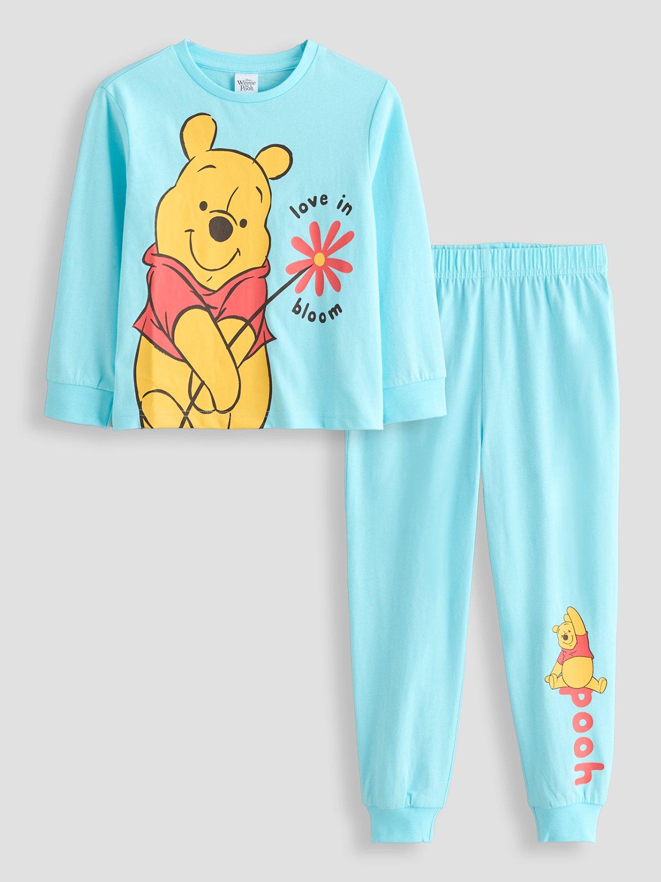The Very Collection Winnie Pooh Long Sleeve Pyjama Set - Yellow