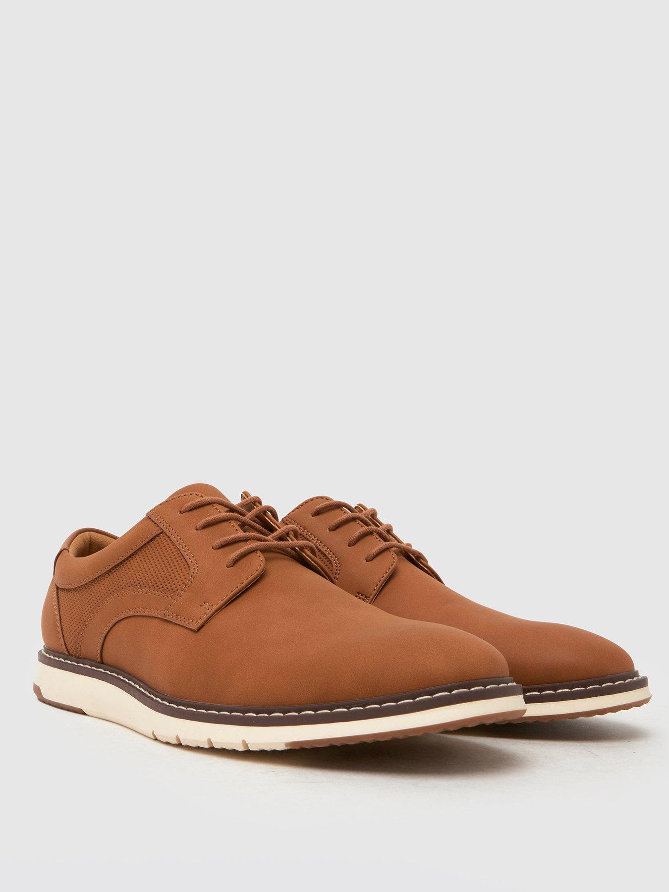 Image 2 of 4 of Schuh Pedro White Sole Lace Up Shoe - Brown