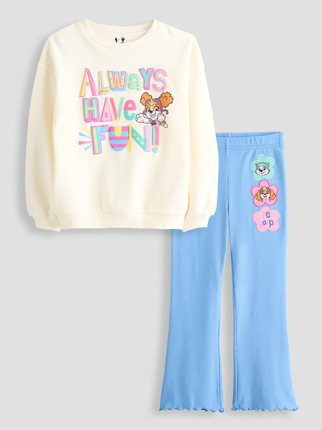 The Very Collection Paw Patrol Have Fun Sweat Legging Set - Cream