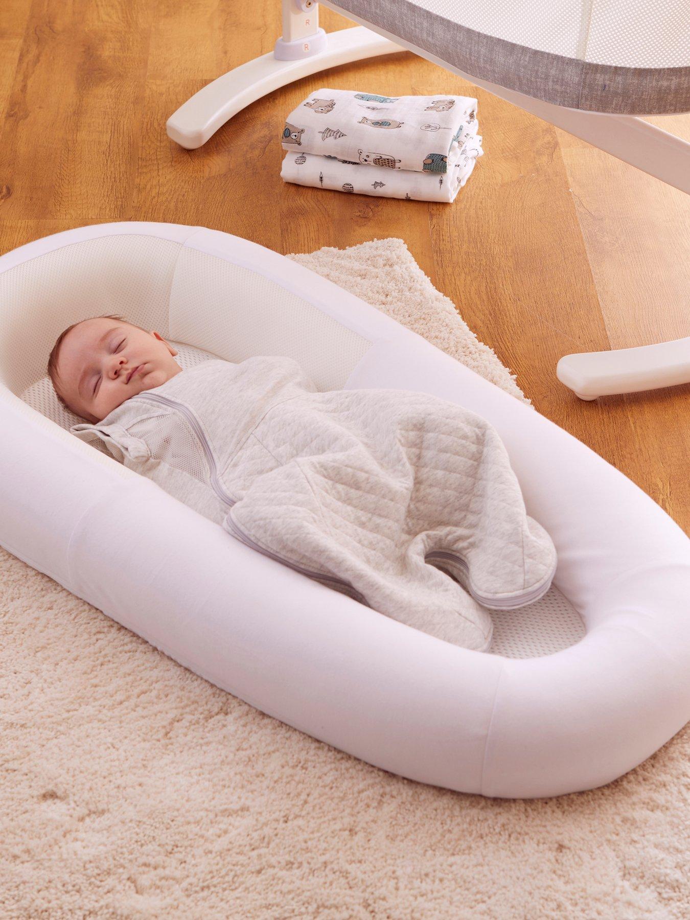  image of purflo-sleep-tight-baby-bed-soft-white