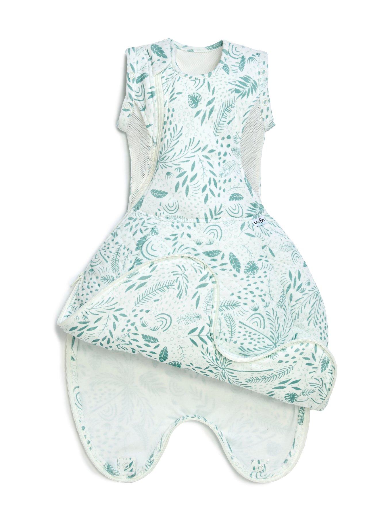 Image 3 of 7 of PurFlo Swaddle To Sleep Bag, 2.5 Tog, 0-4 m All Seasons - Jungle Fever