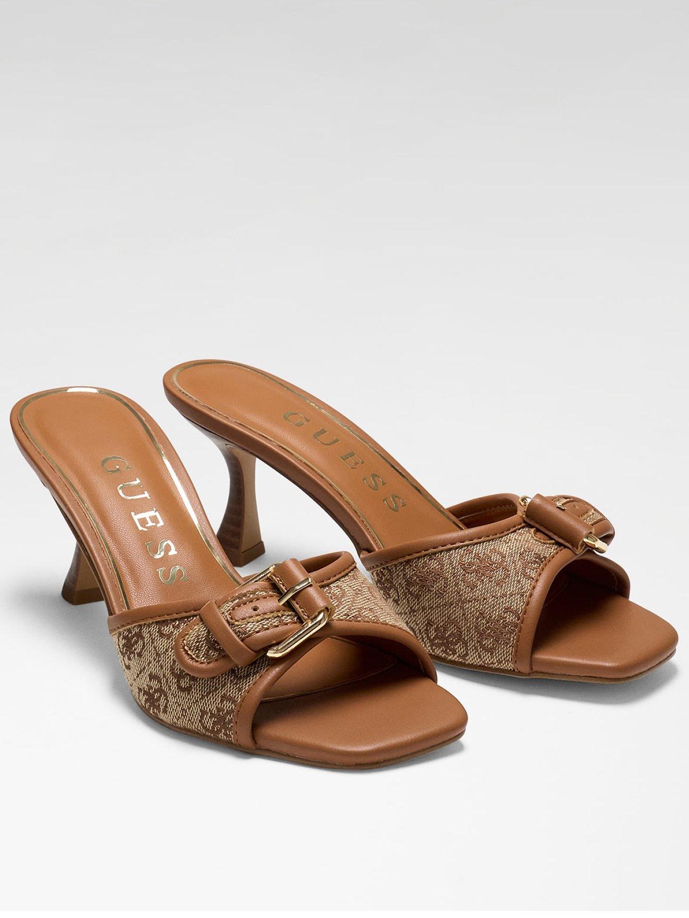 Guess Dista2 Slip On Heeled Sandal