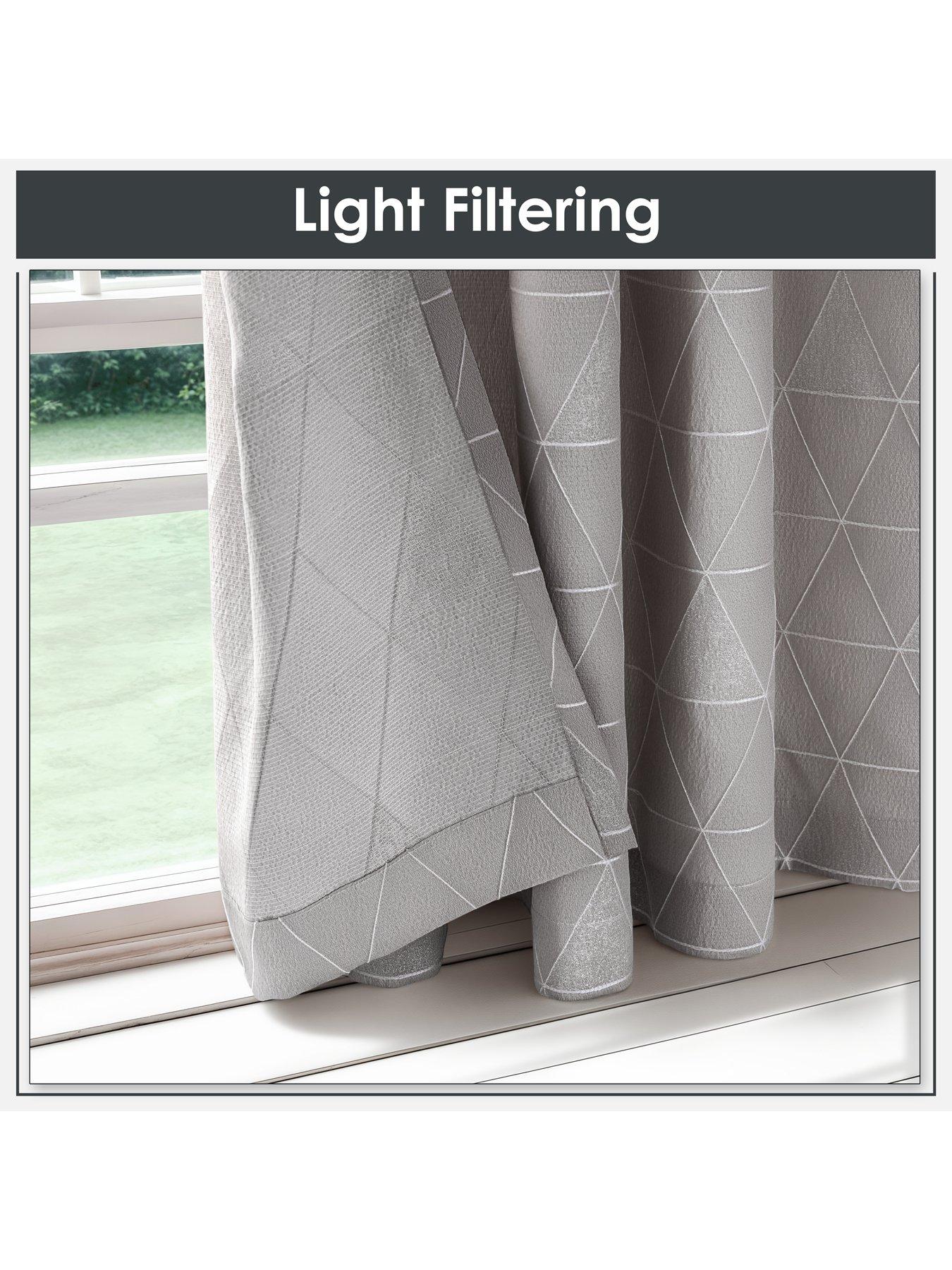 Image 3 of 6 of The Very Collection Aria Lightweight Jacquard 66x54 Eyelet