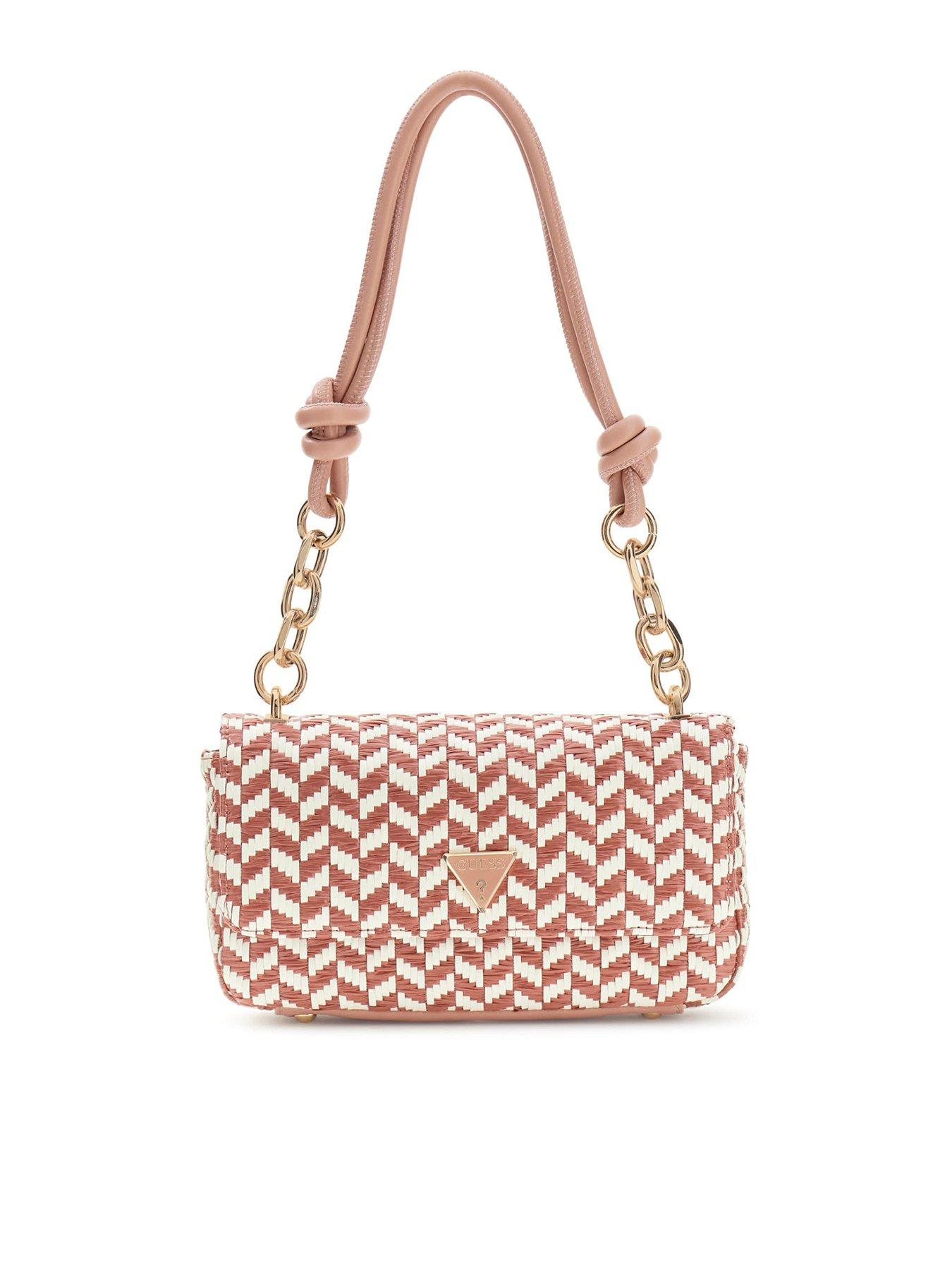 Guess Tessi Flap Shoulder Bag - Pink
