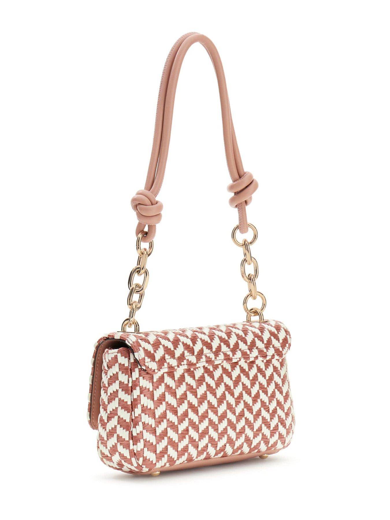 Image 4 of 4 of Guess Tessi Flap Shoulder Bag - Pink