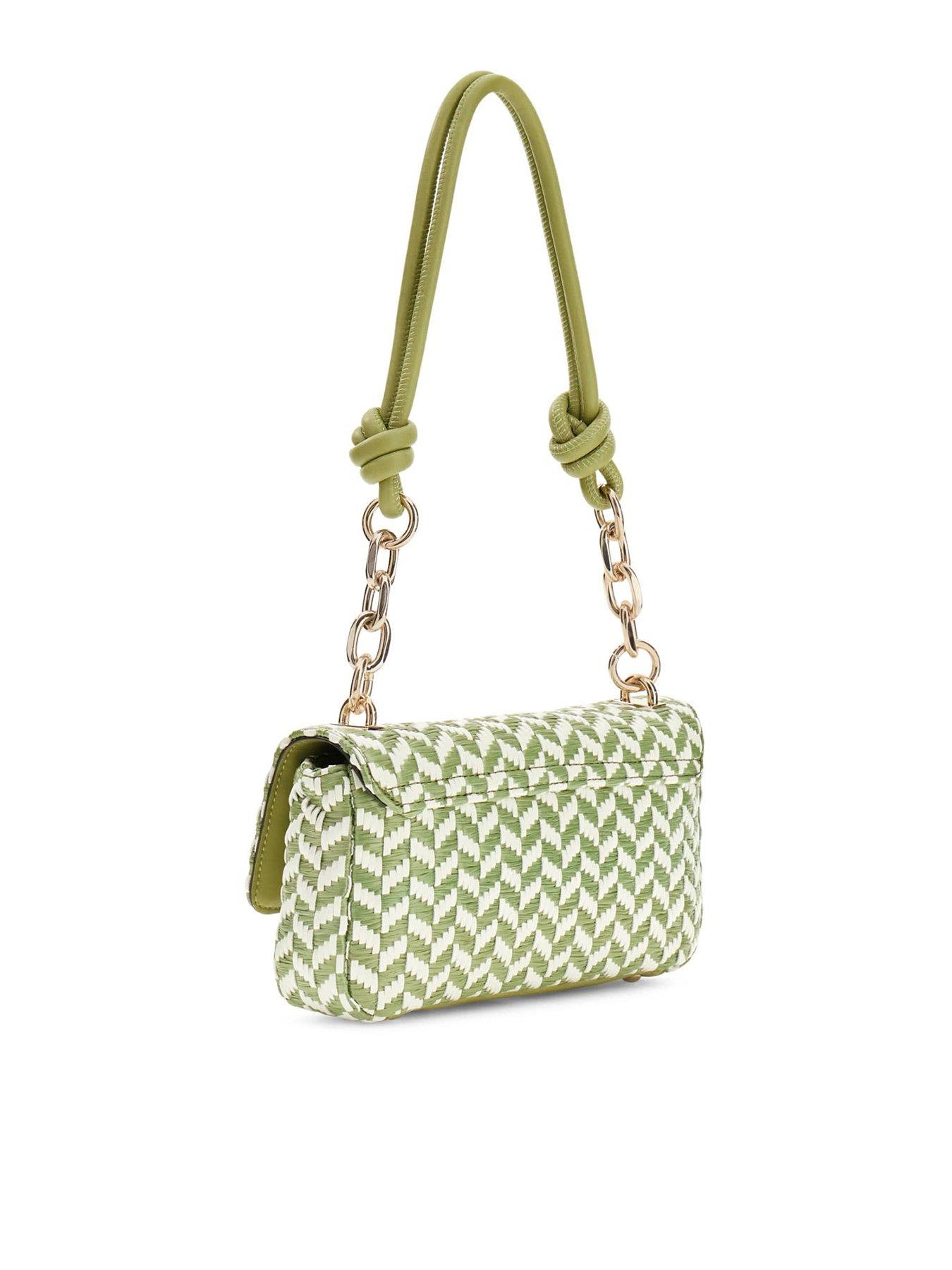 Image 3 of 4 of Guess Tessi Flap Shoulder Bag - Green