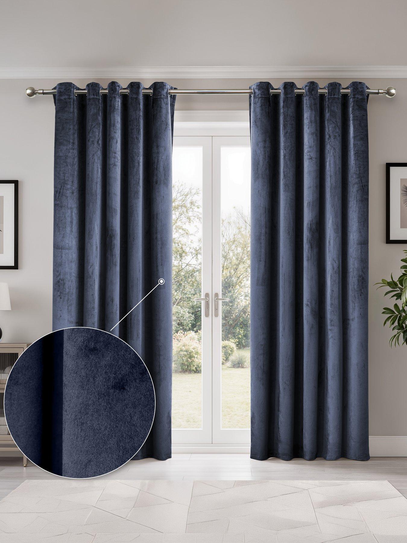 The Very Collection Dusk Velvet Dimout 90x108 Eyelet