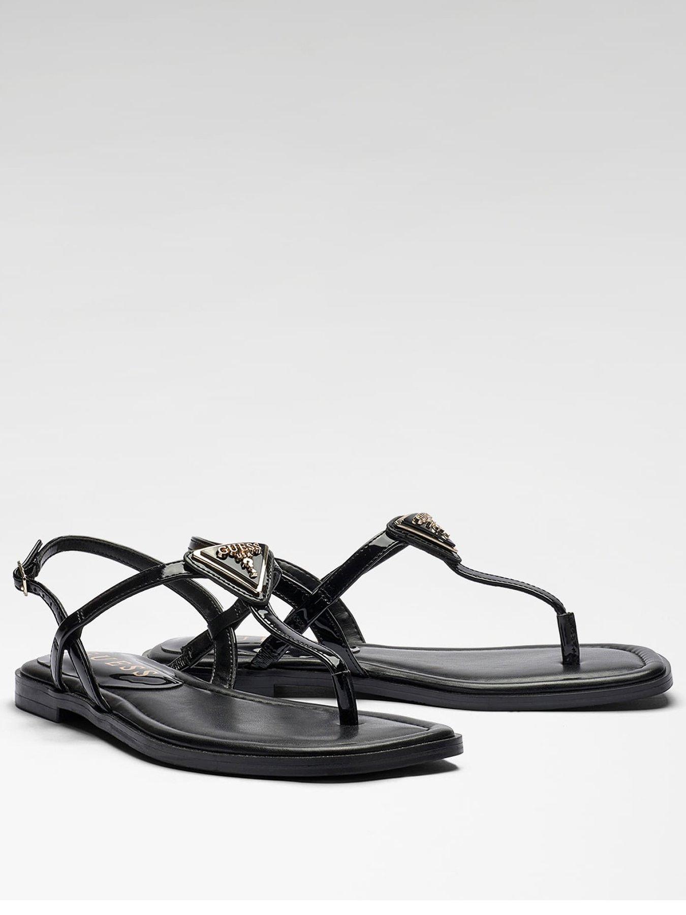 Image 2 of 4 of Guess Rainey4 Toe Post Flat Sandal