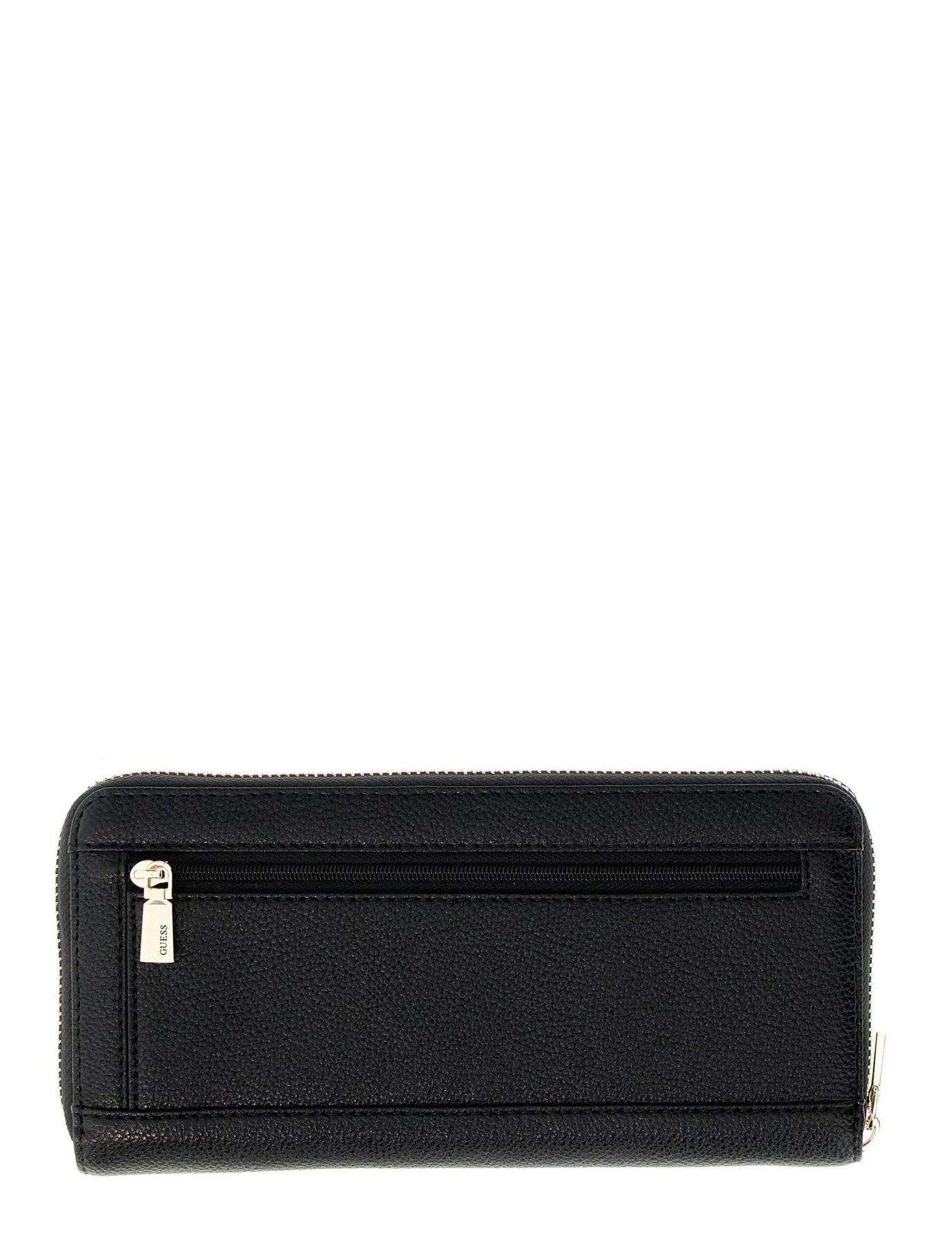 Image 2 of 4 of Guess Laurel II Slg Large Zip Around Purse - Black