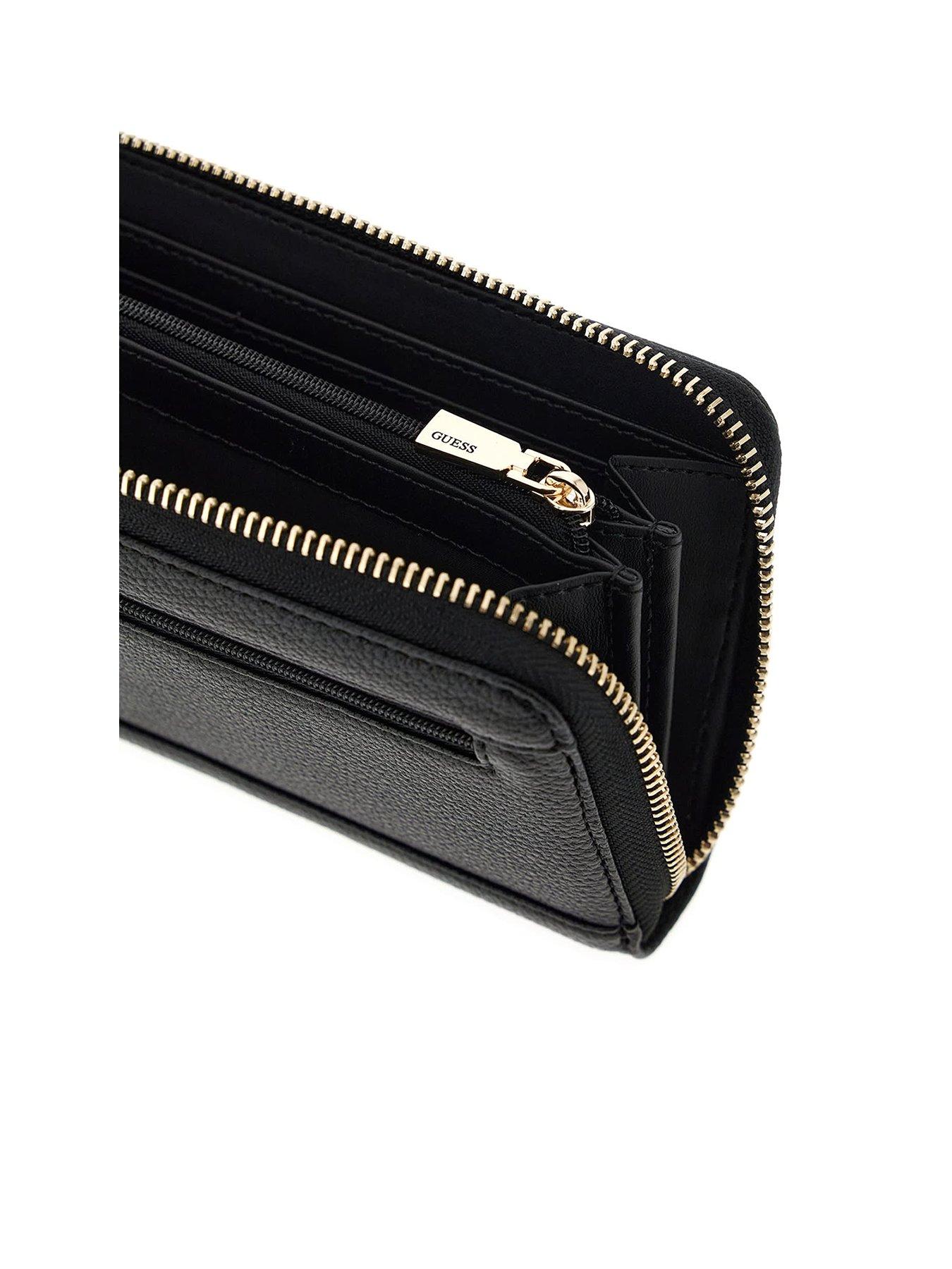 Image 3 of 4 of Guess Laurel II Slg Large Zip Around Purse - Black
