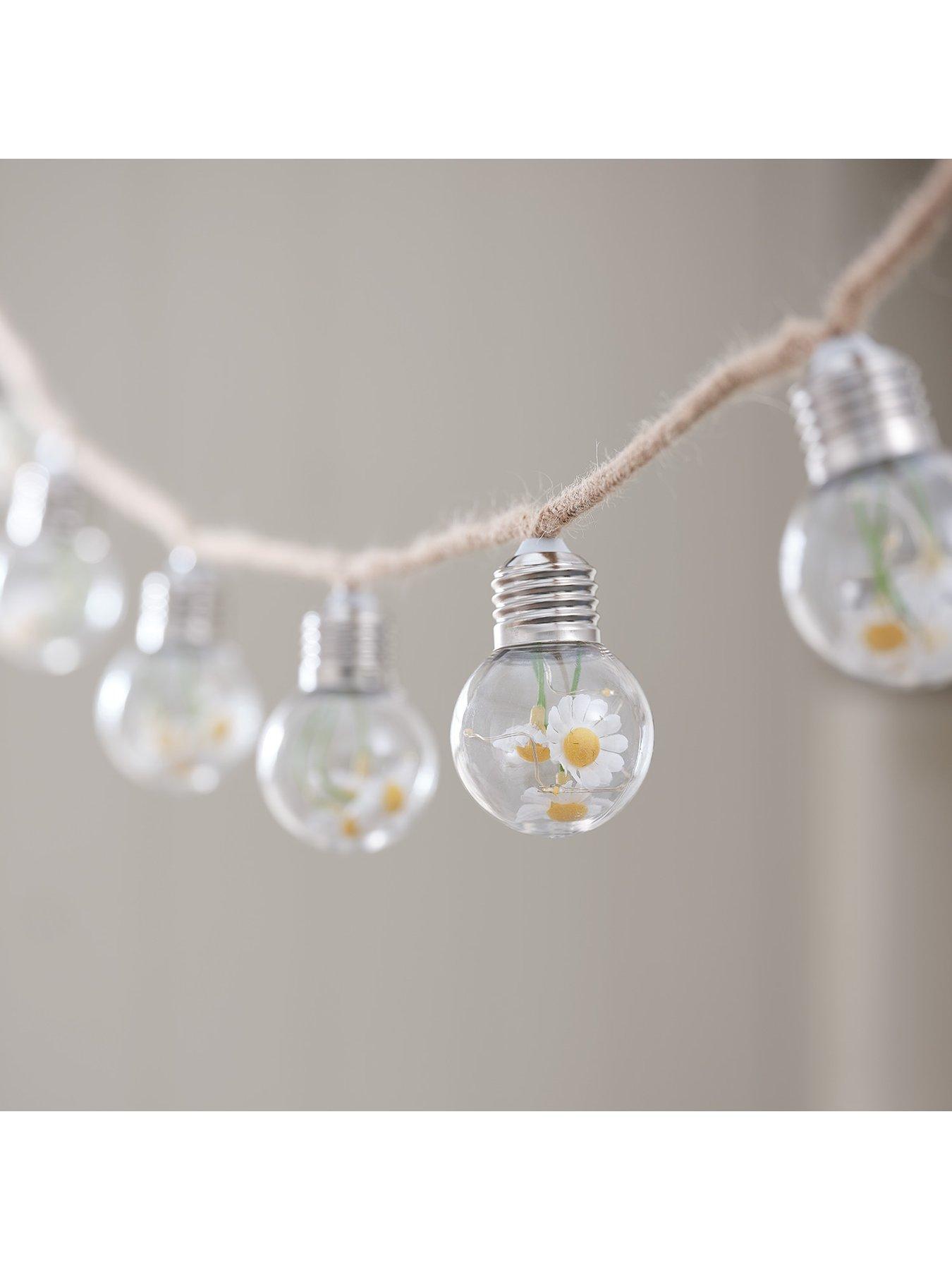  image of lights4fun-10-daisy-micro-battery-festoon-lights