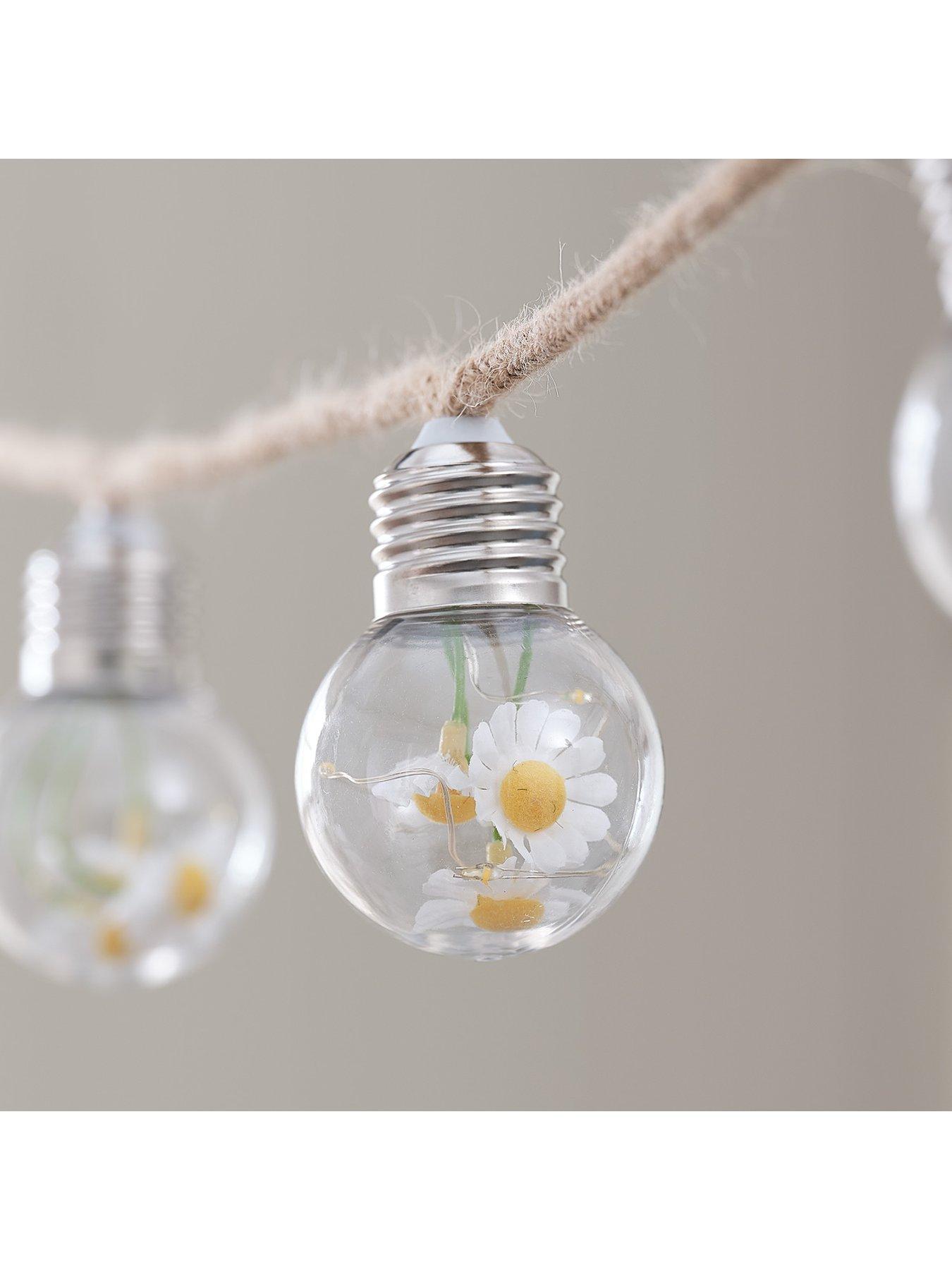 image of lights4fun-10-daisy-micro-battery-festoon-lights