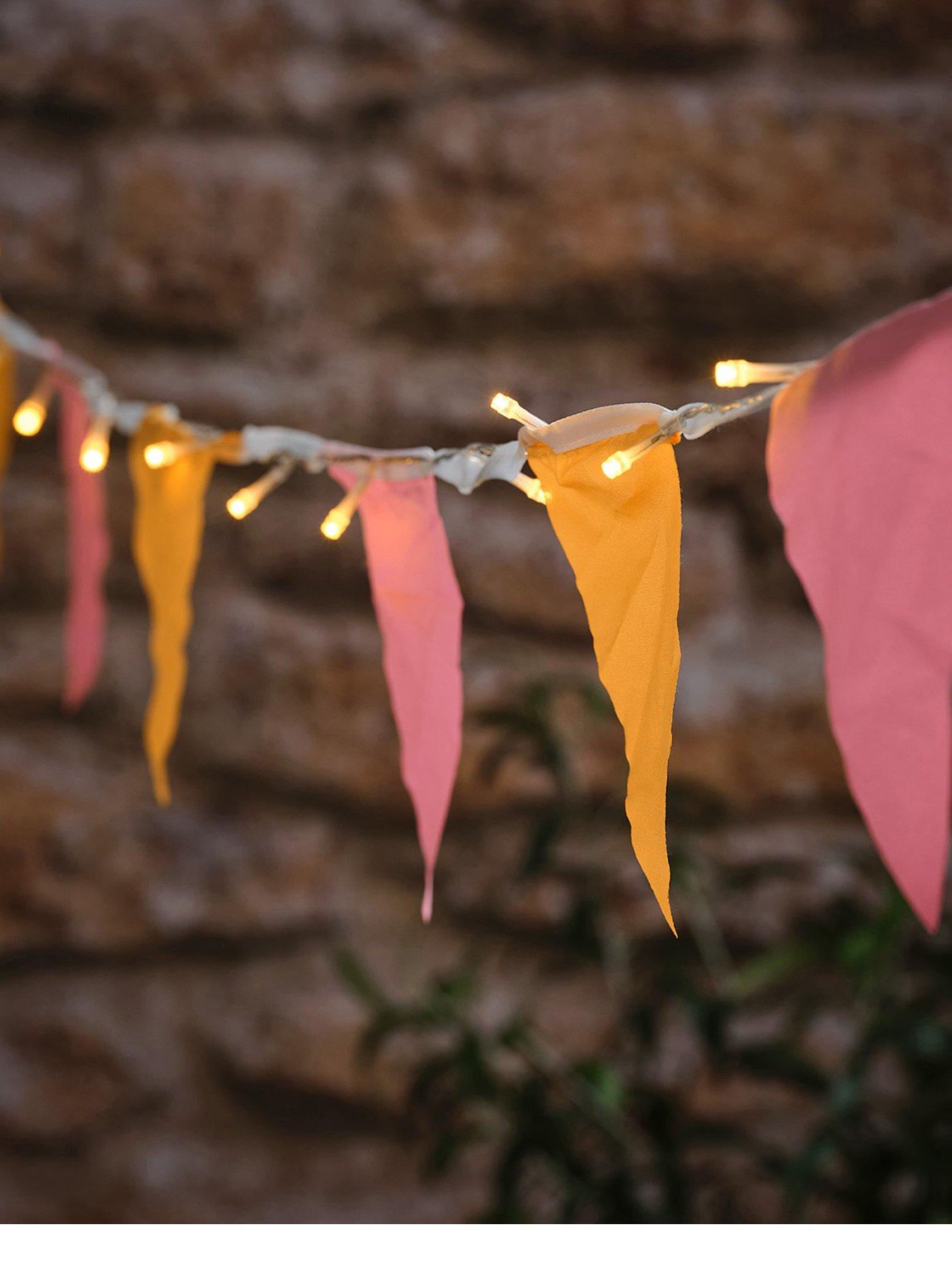 Image 2 of 4 of Lights4Fun 5m Outdoor Fairy Light Bunting