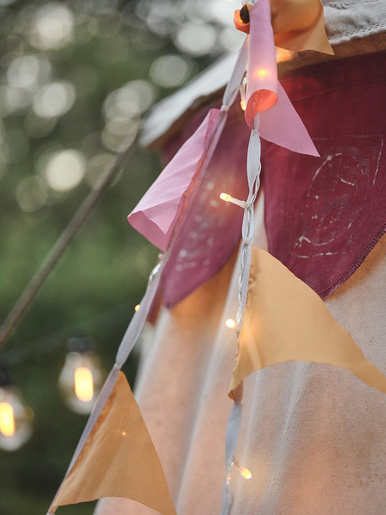 Image 3 of 4 of Lights4Fun 5m Outdoor Fairy Light Bunting
