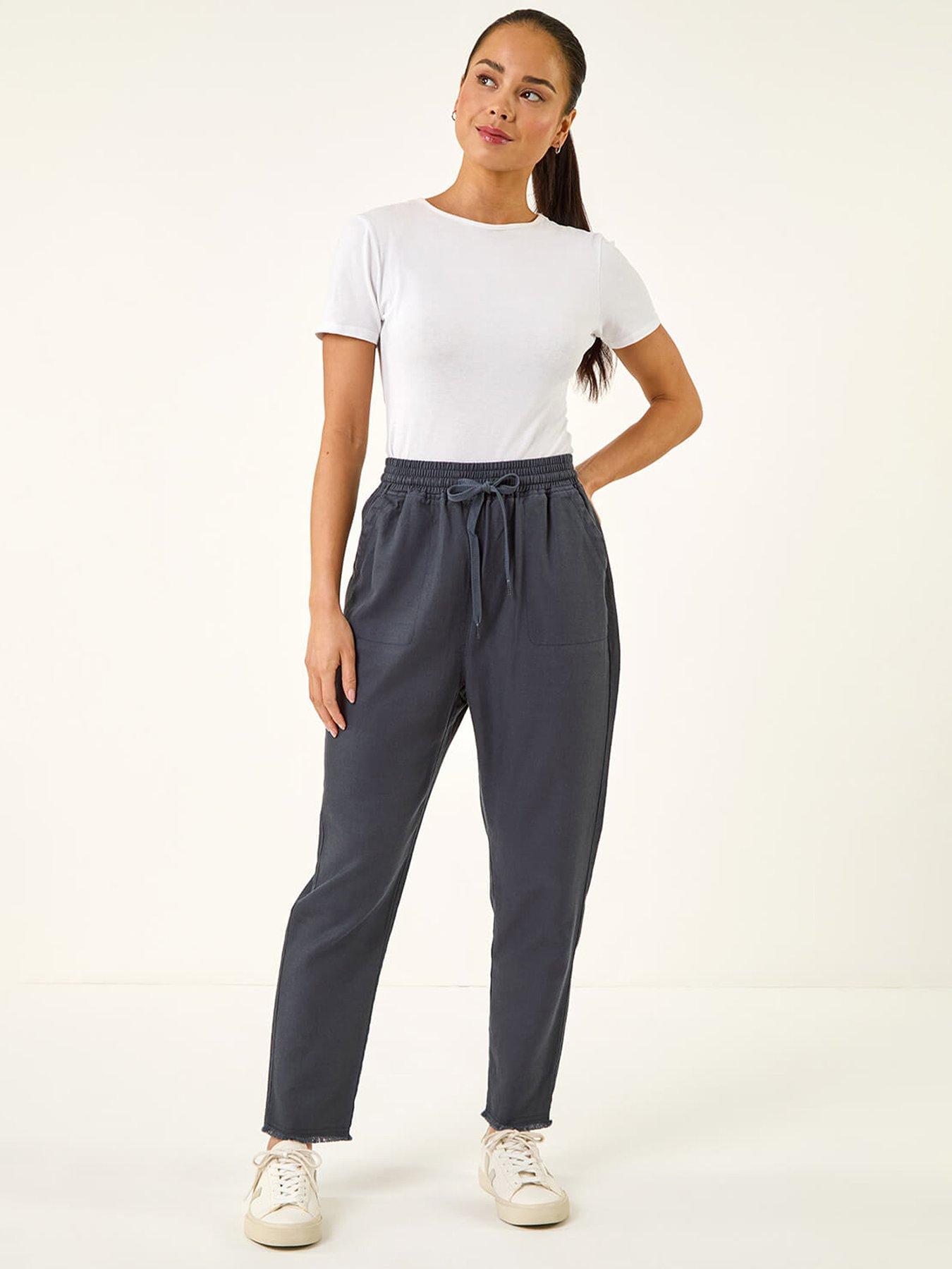  image of roman-petite-elasticated-waist-trouser