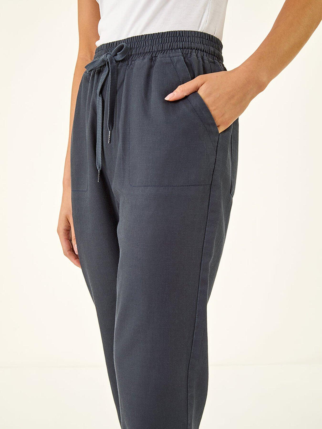  image of roman-petite-elasticated-waist-trouser