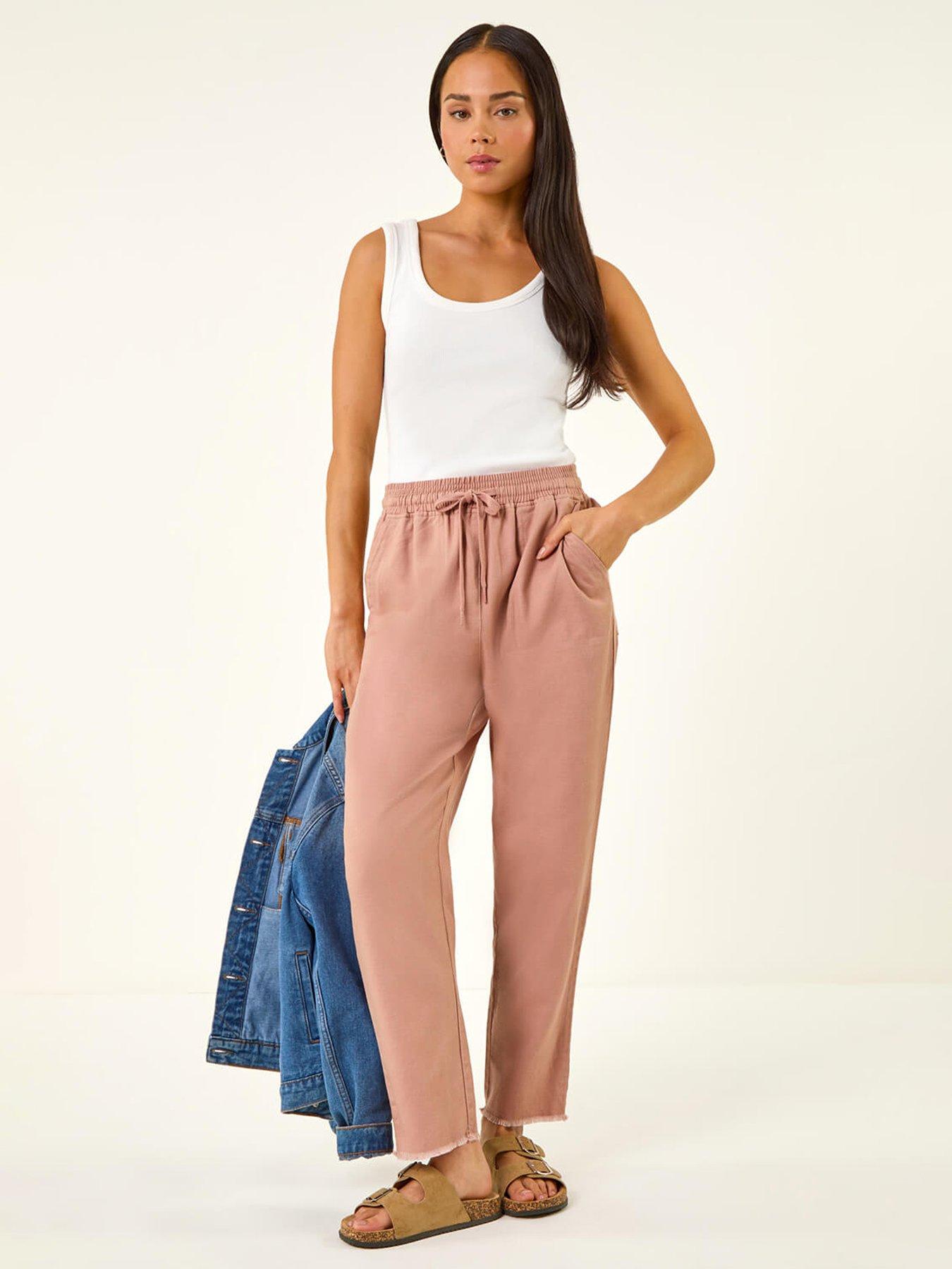  image of roman-petite-elasticated-waist-trouser