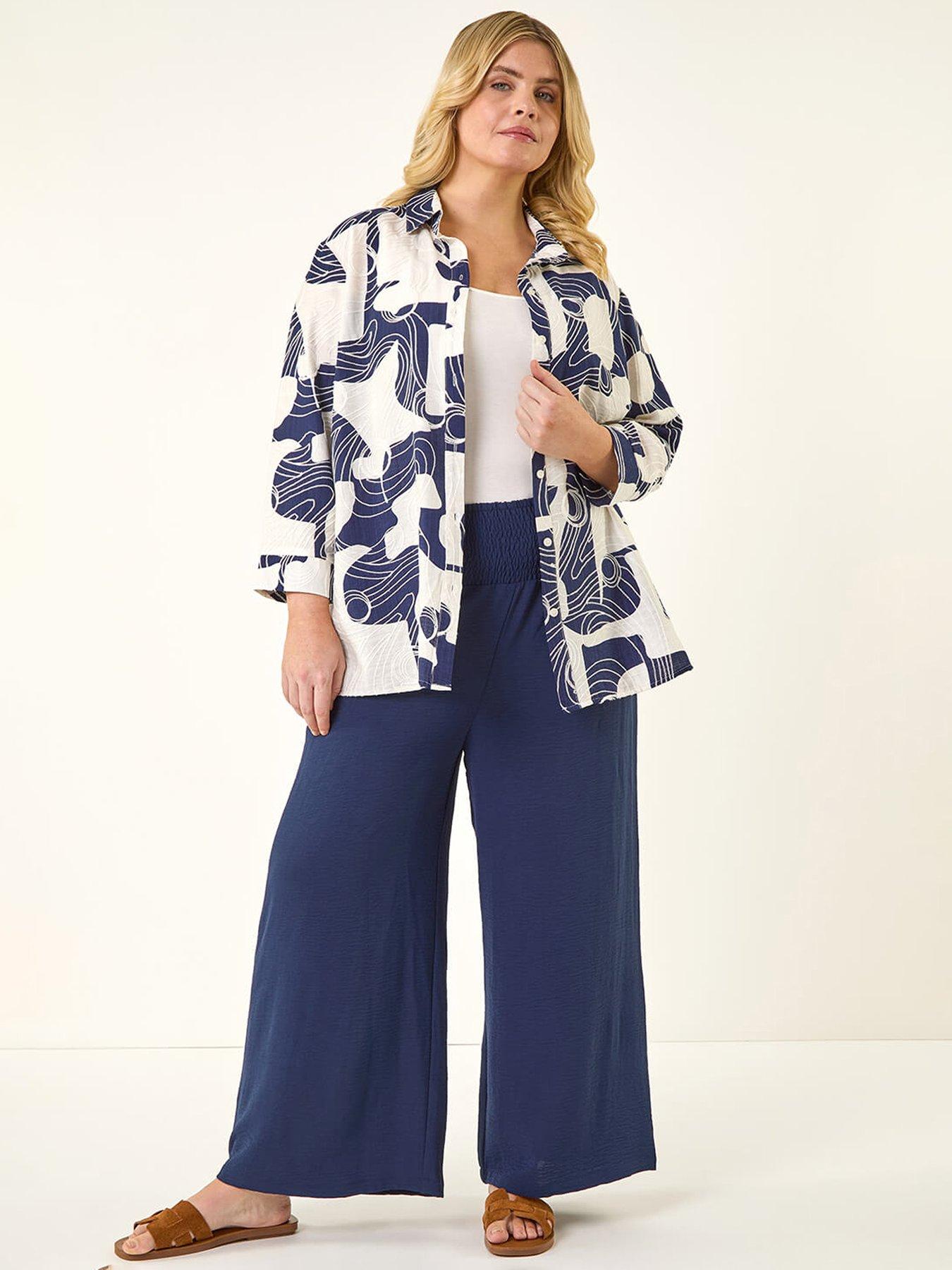  image of roman-curve-textured-geometric-shirt
