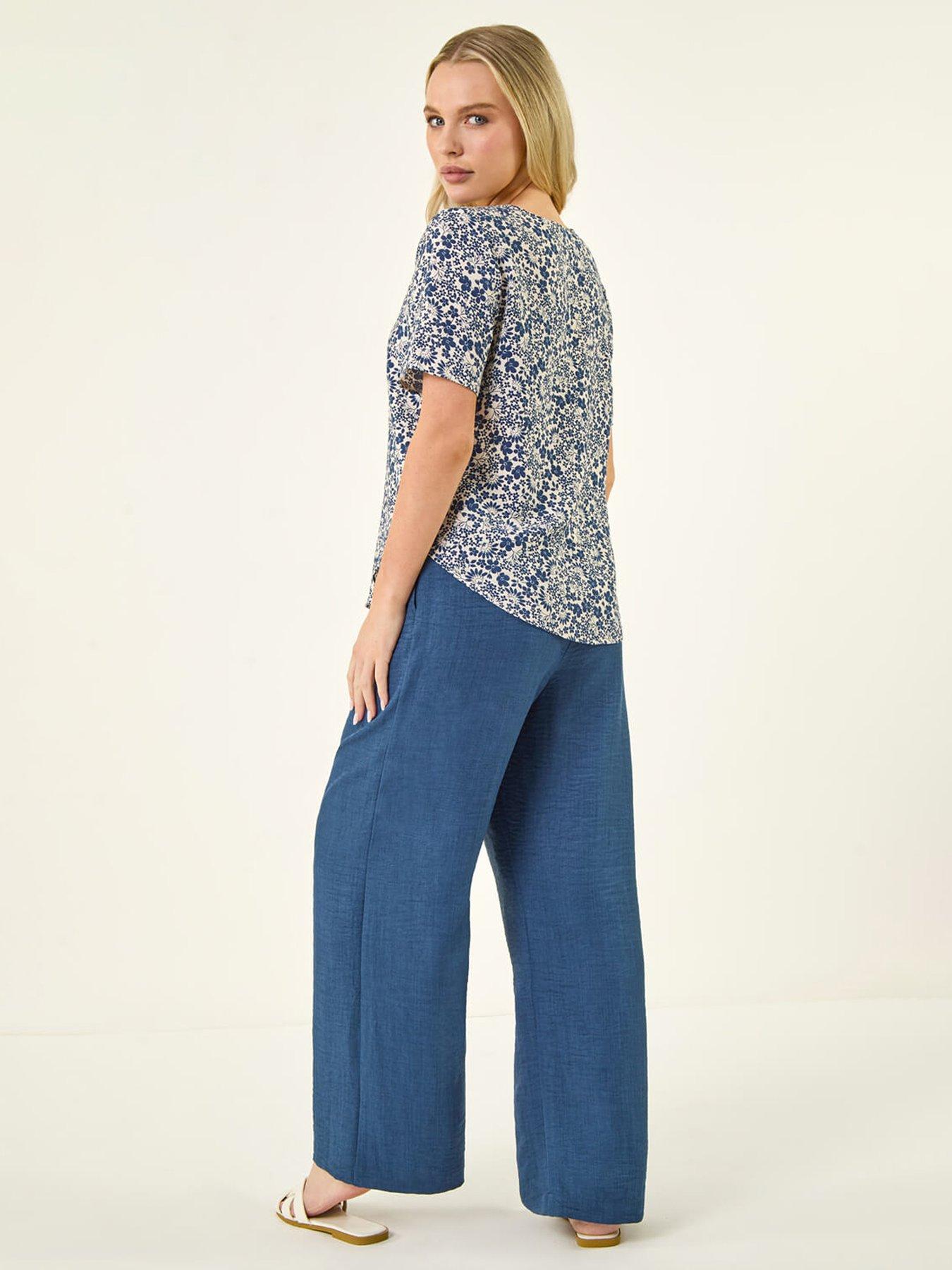 Image 2 of 5 of Roman Petite Button Blouse