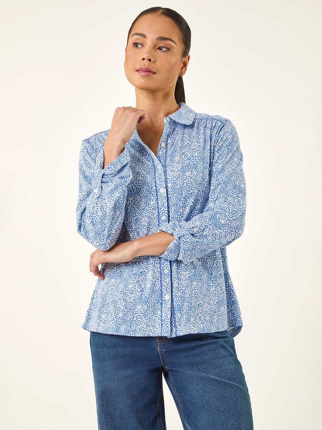 Roman Petite Abstract Spot Jersey Shirt