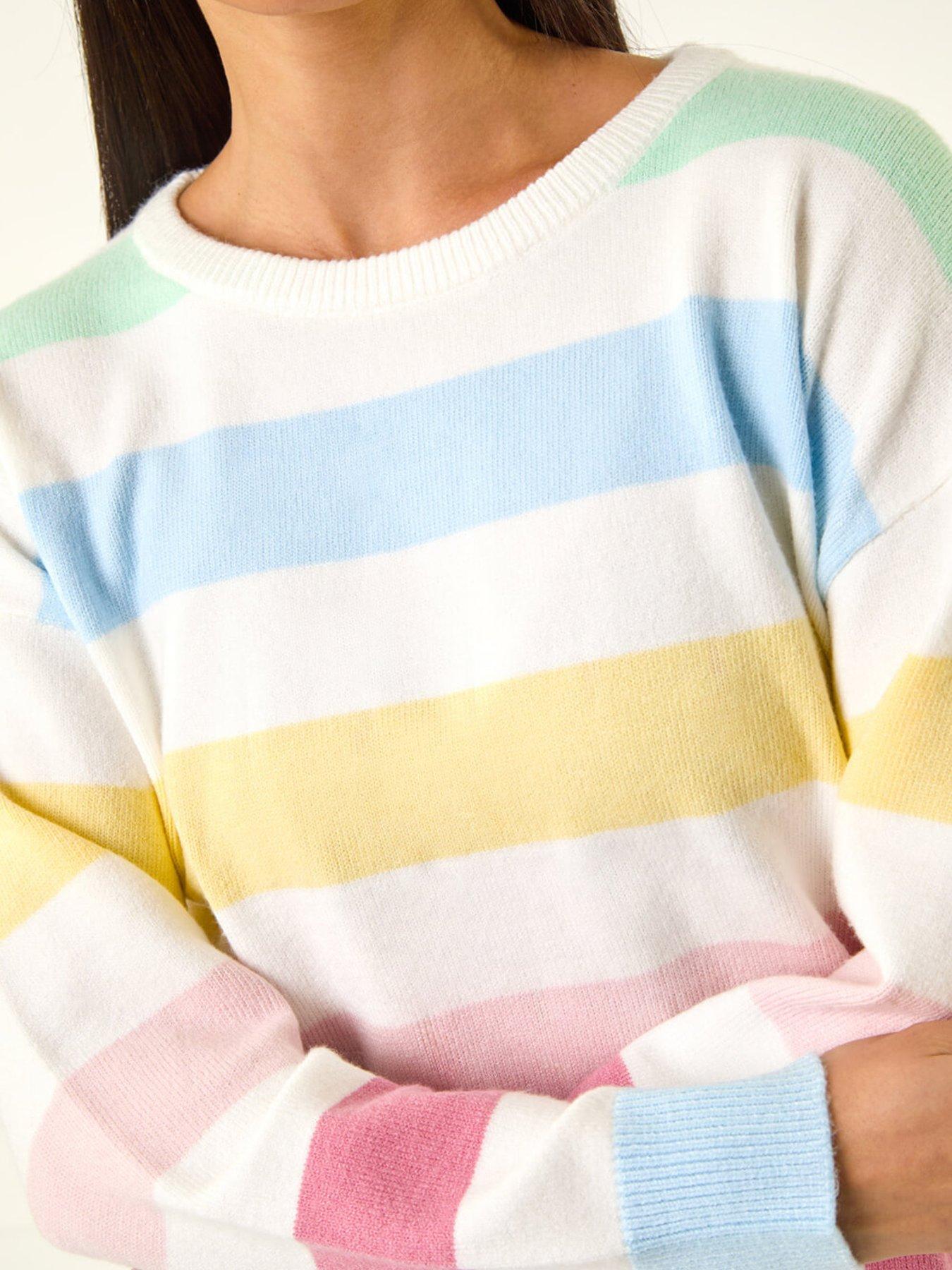  image of roman-petite-stripe-knit-jumper
