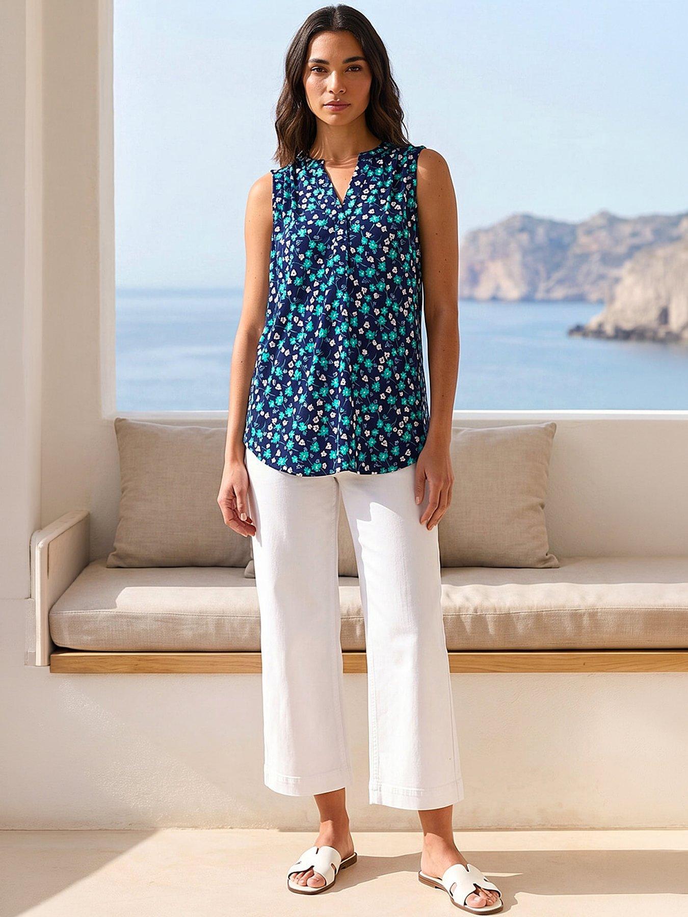 Roman Floral Puff Print Shirt