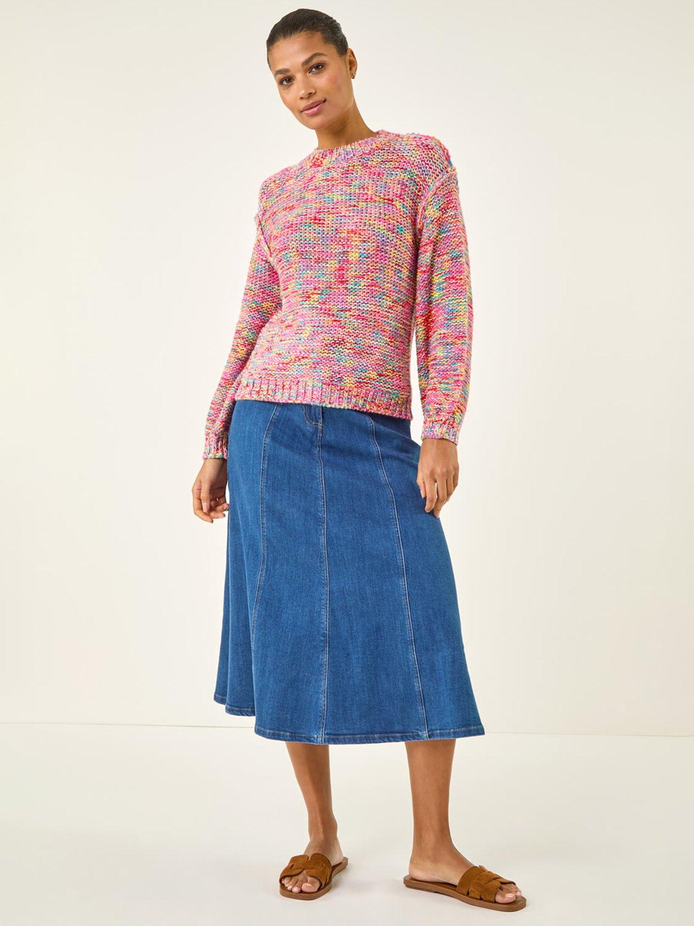  image of roman-textured-space-dye-knit-jumper