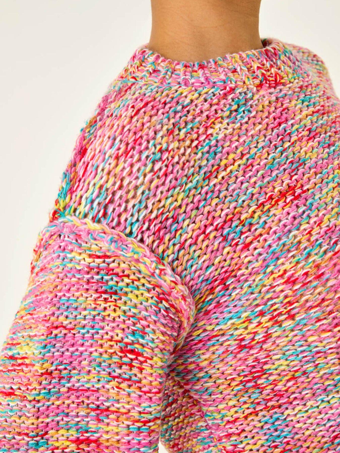  image of roman-textured-space-dye-knit-jumper