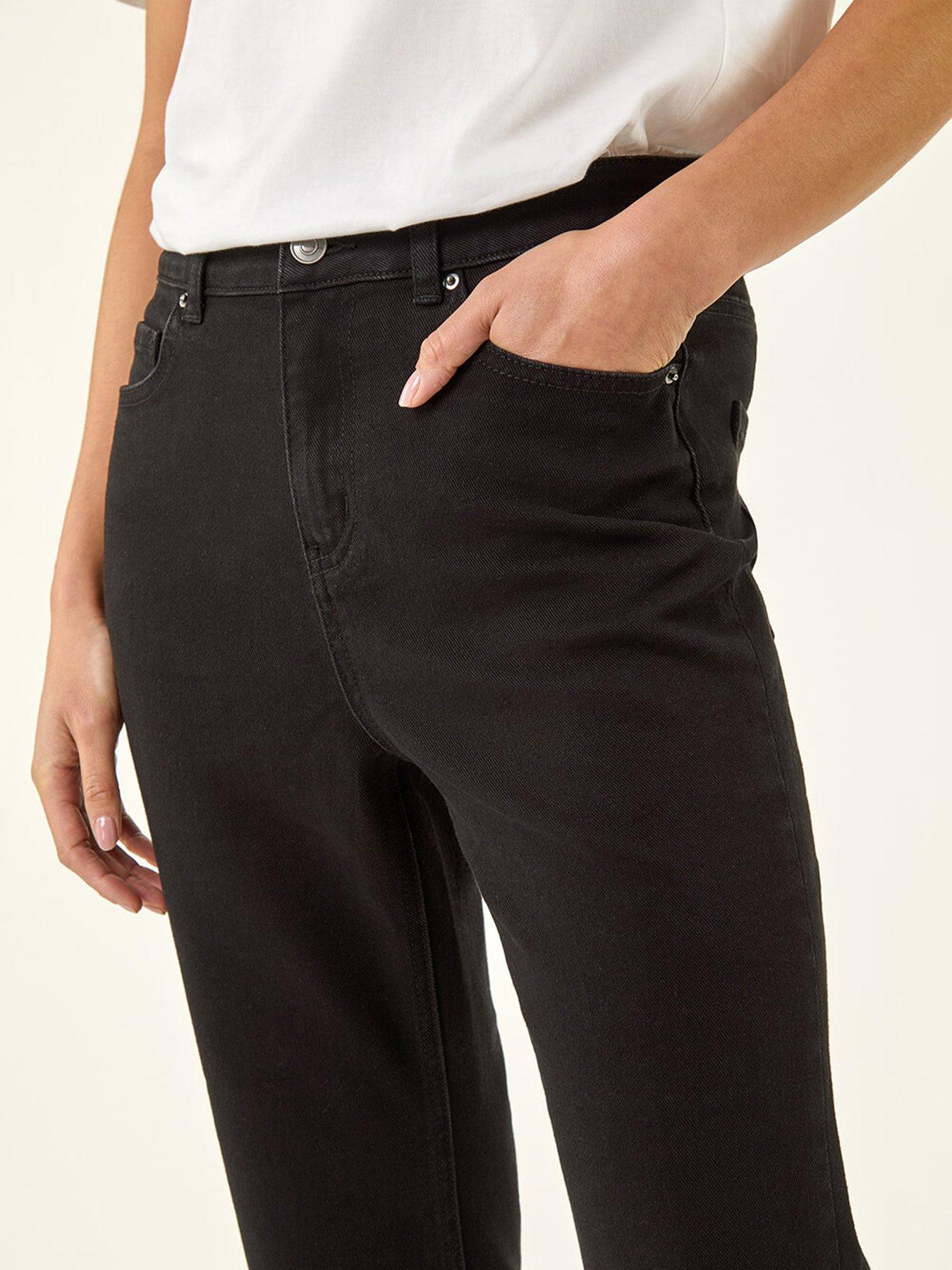 Image 5 of 5 of Roman Petite Boocut Cropped Jeans