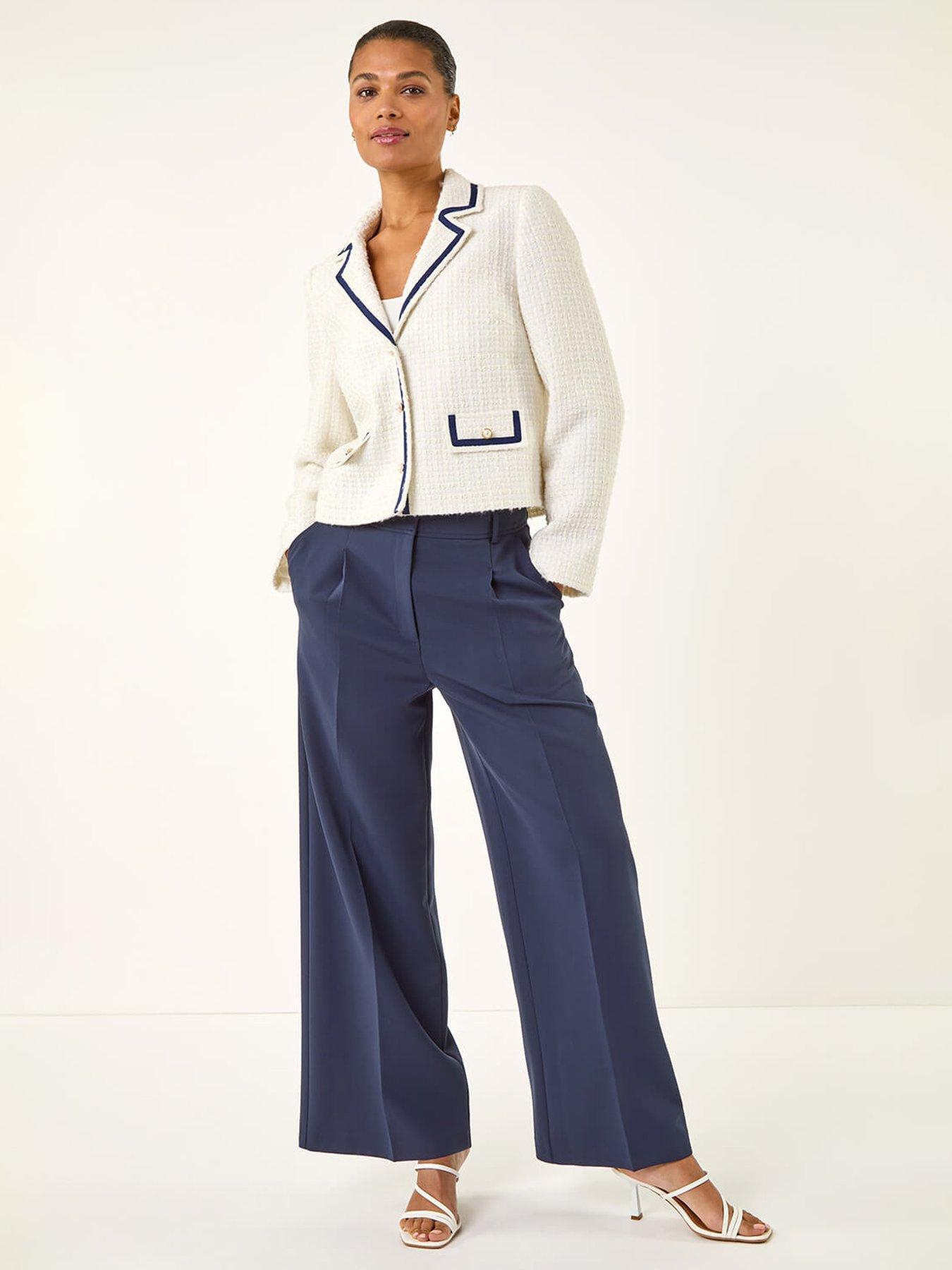 Image 3 of 5 of Roman Boucle Contrast Tape Jacket