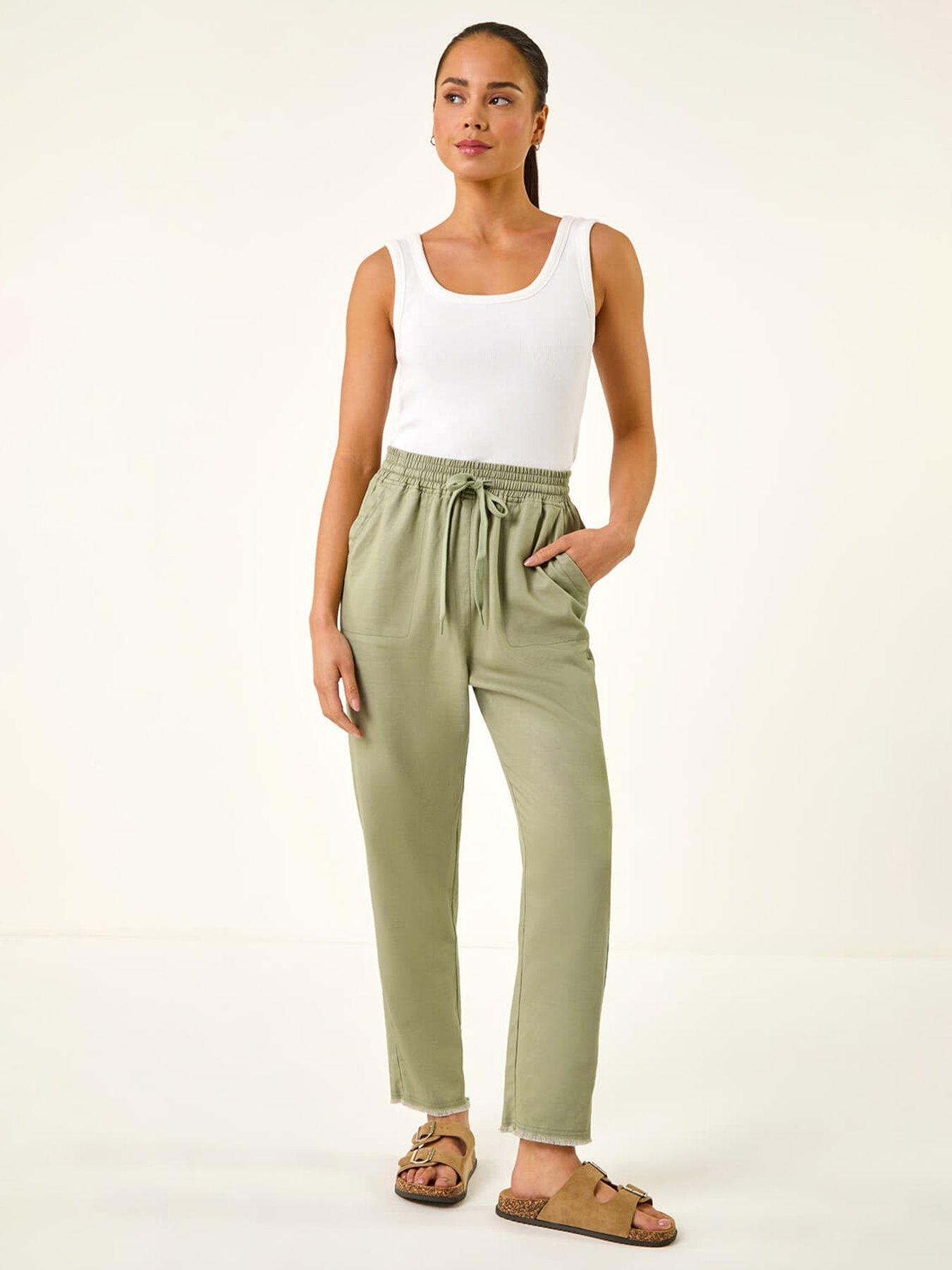 Image 1 of 5 of Roman Petite Elasticated Waist Trouser