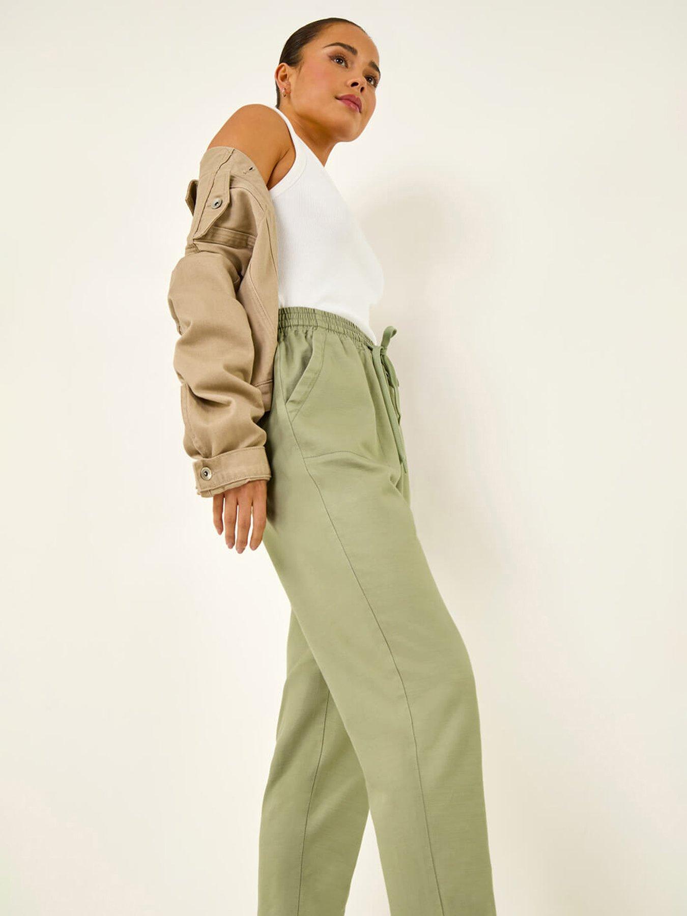 Image 3 of 5 of Roman Petite Elasticated Waist Trouser
