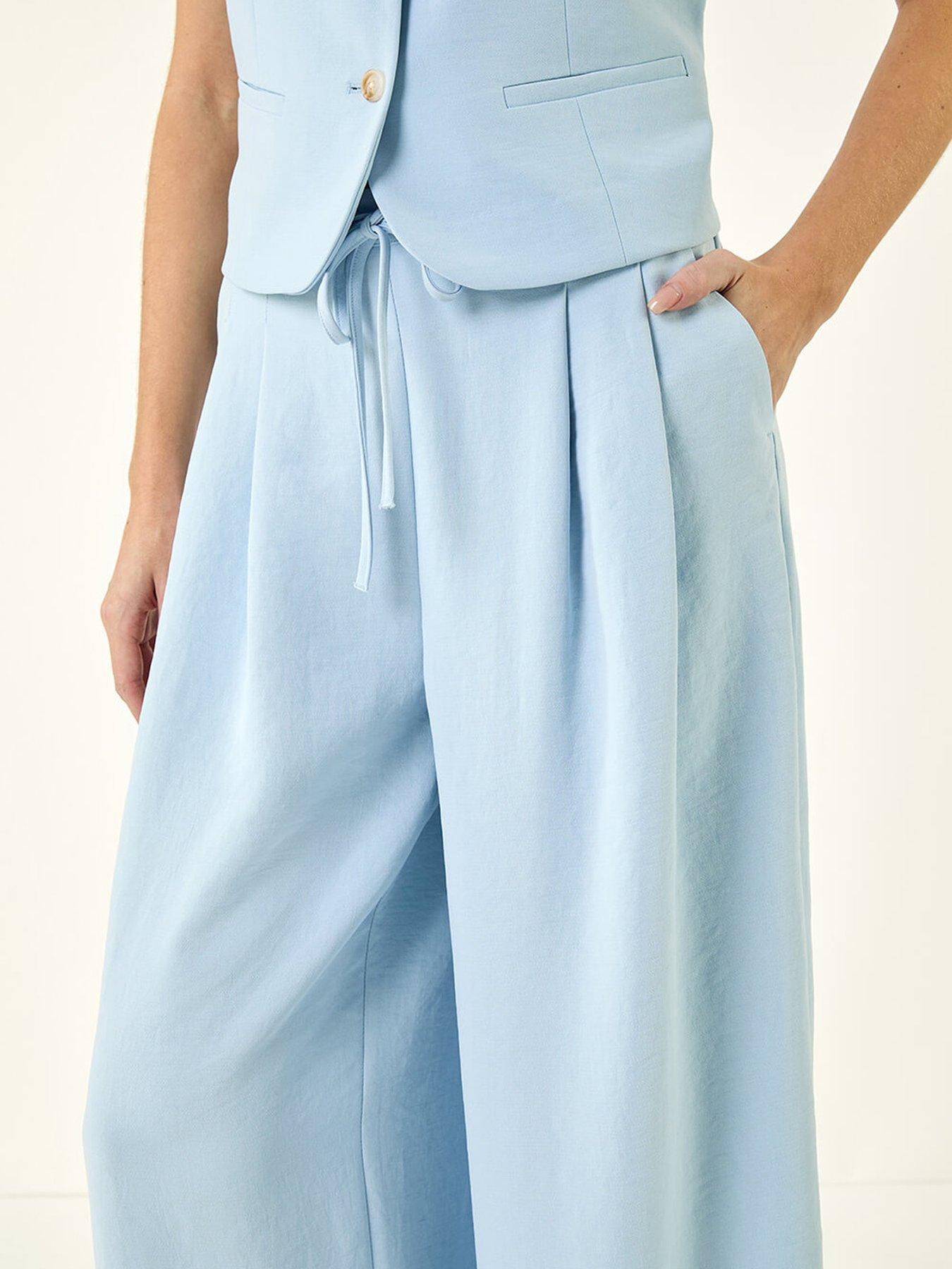 Image 5 of 5 of Roman Fluid Tie Front Smart Trouser