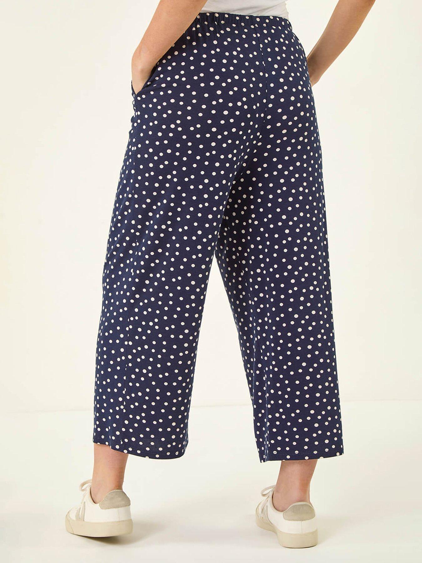 Image 2 of 5 of Roman Petite Spot Stretch Trousers