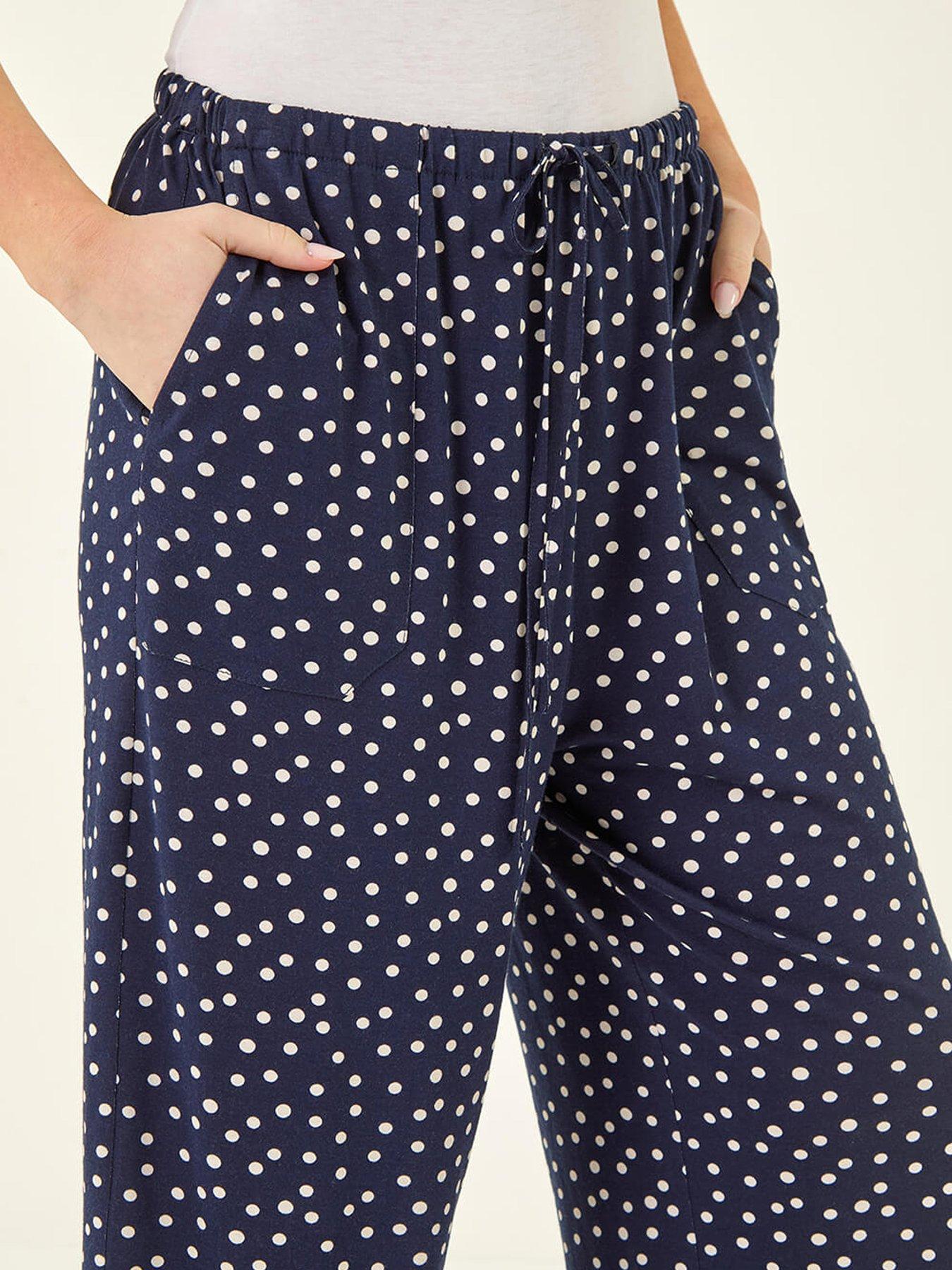 Image 5 of 5 of Roman Petite Spot Stretch Trousers