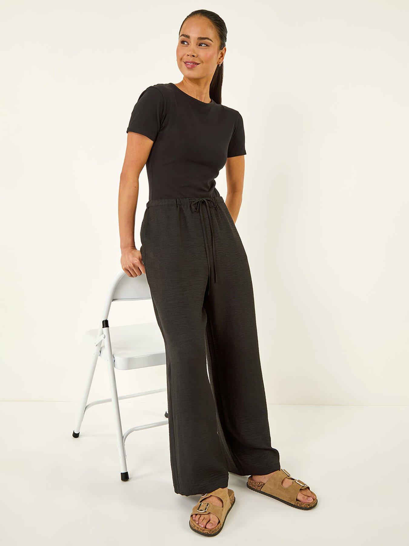 front image of roman-petite-pull-on-woven-trouser