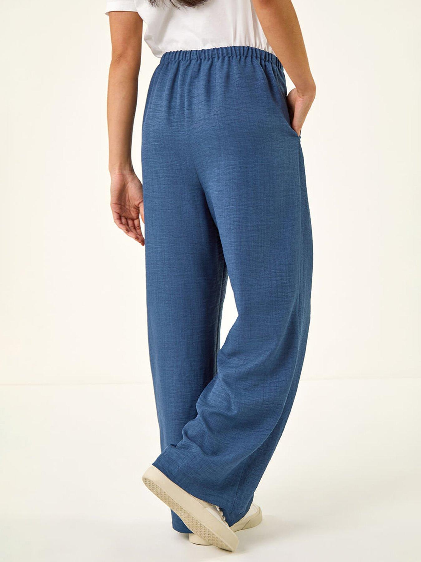  image of roman-petite-pull-on-woven-trouser