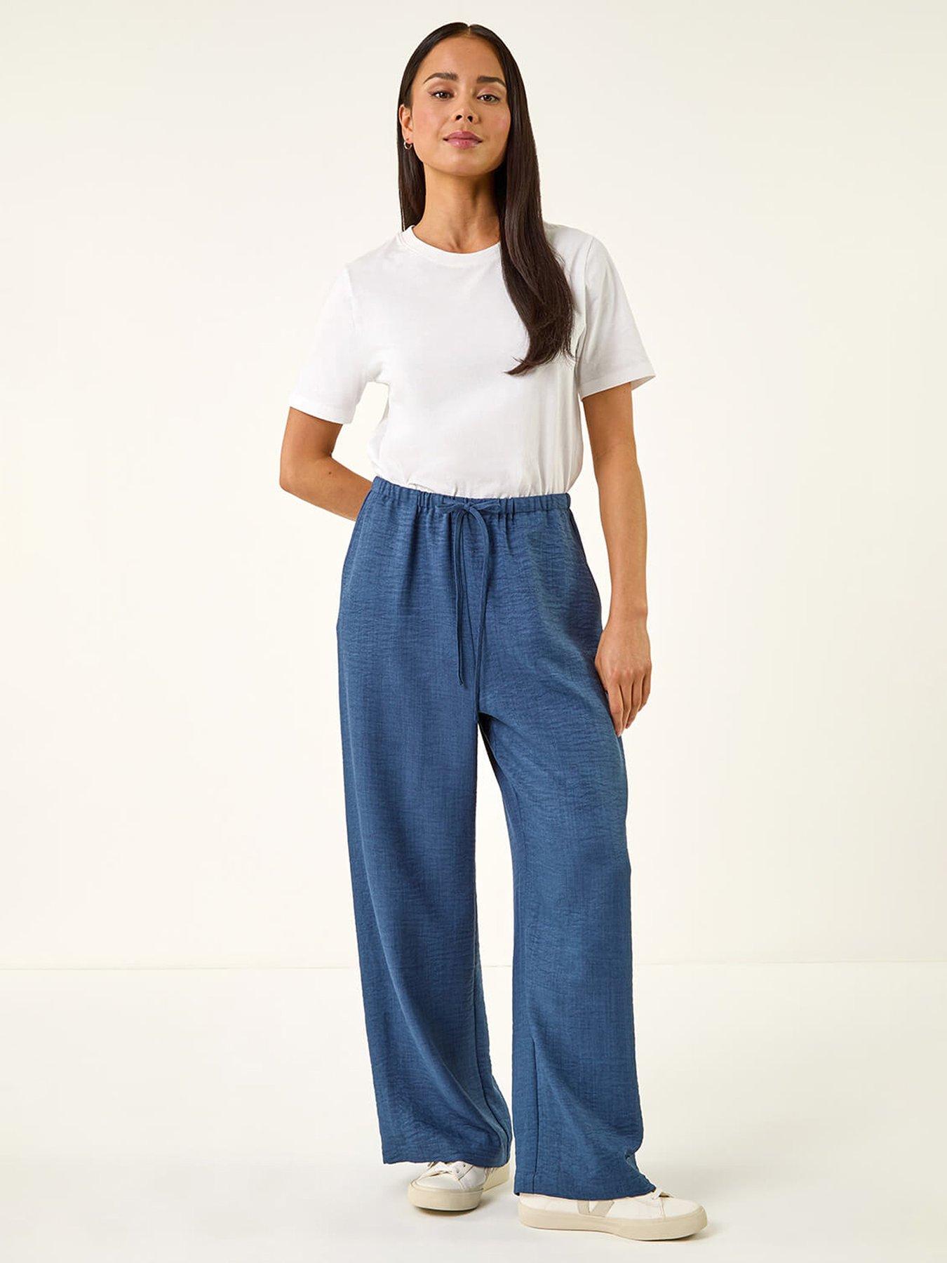  image of roman-petite-pull-on-woven-trouser