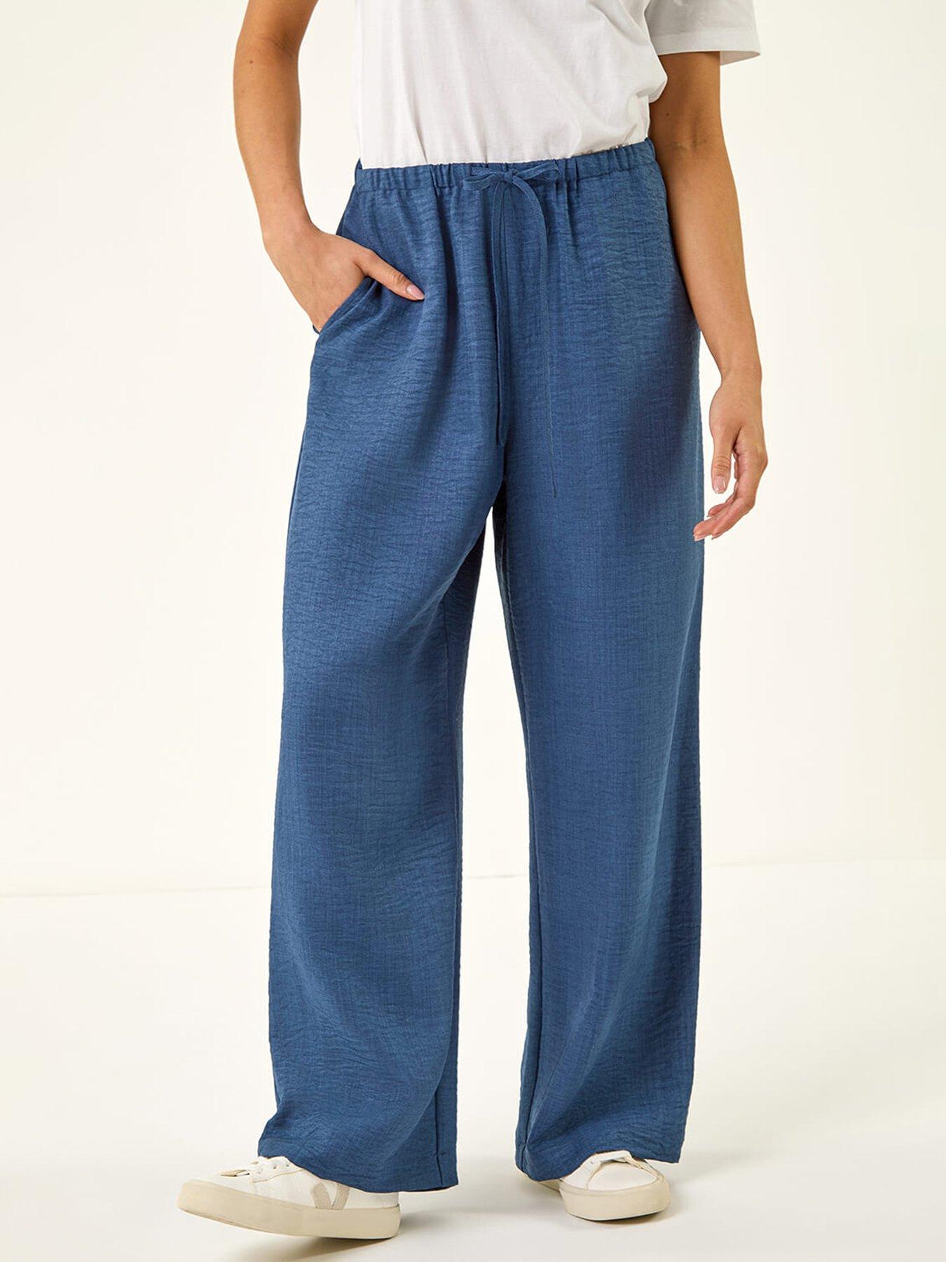  image of roman-petite-pull-on-woven-trouser