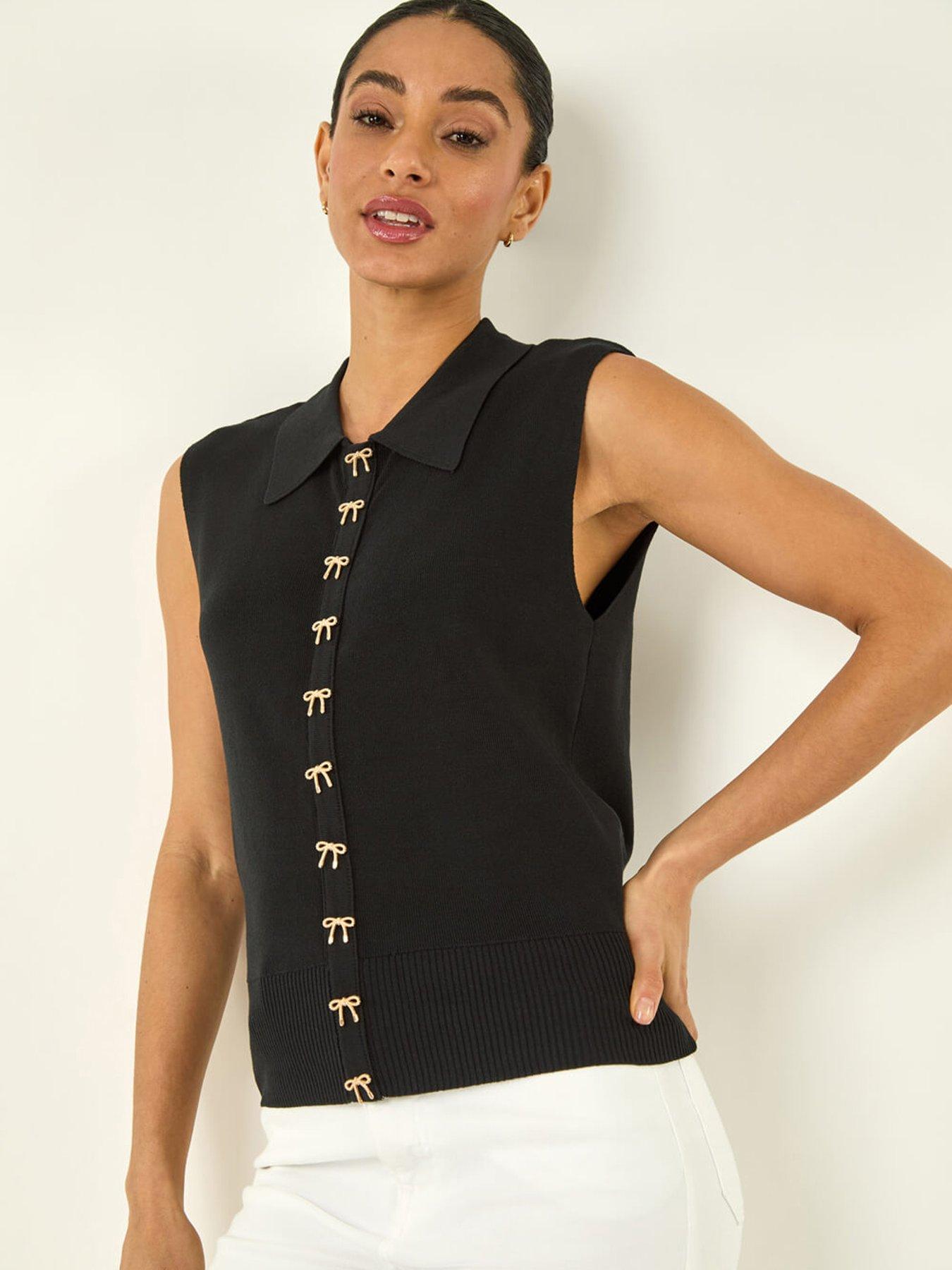  image of roman-dusk-bow-detail-knit-top