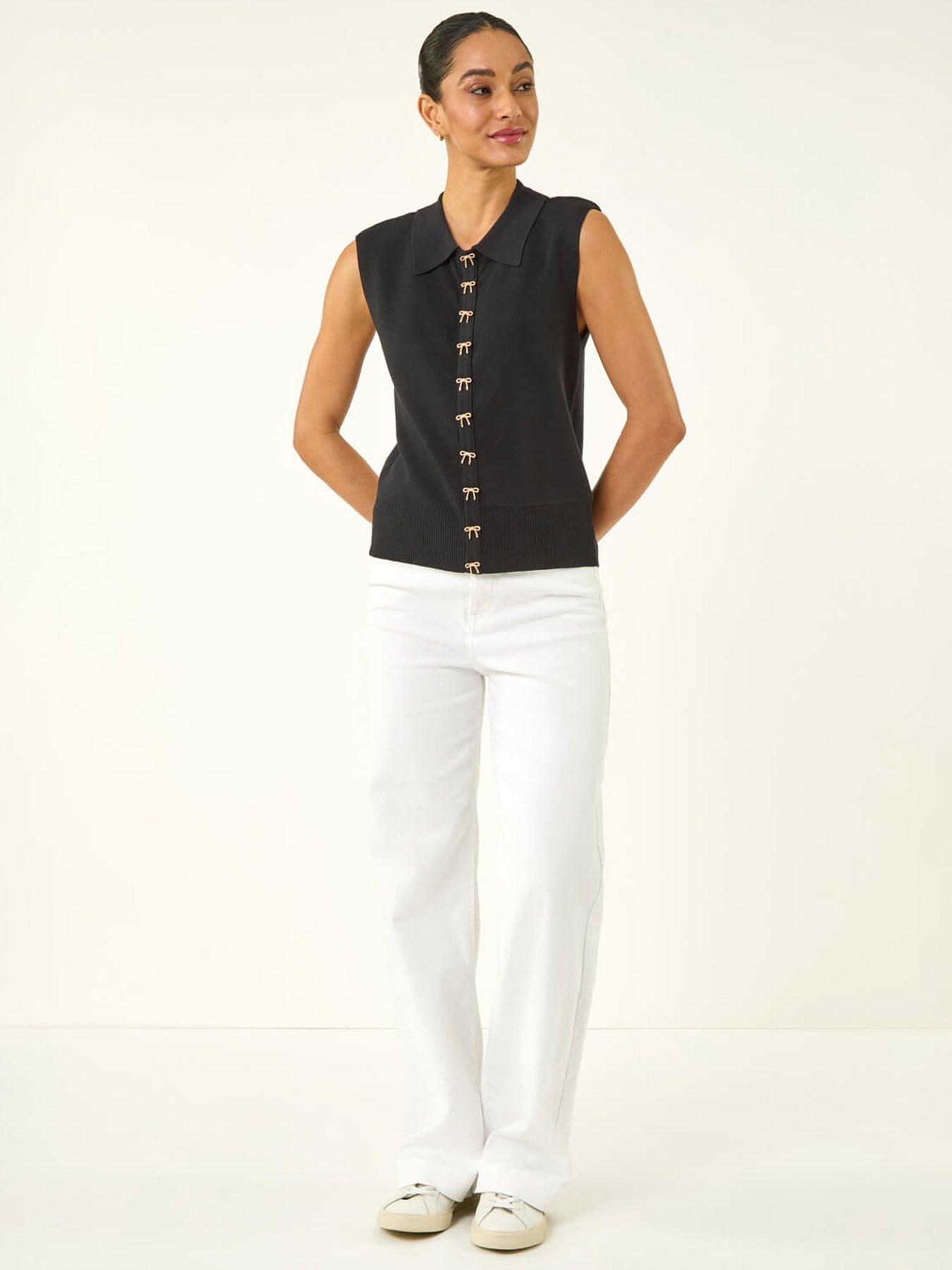  image of roman-dusk-bow-detail-knit-top