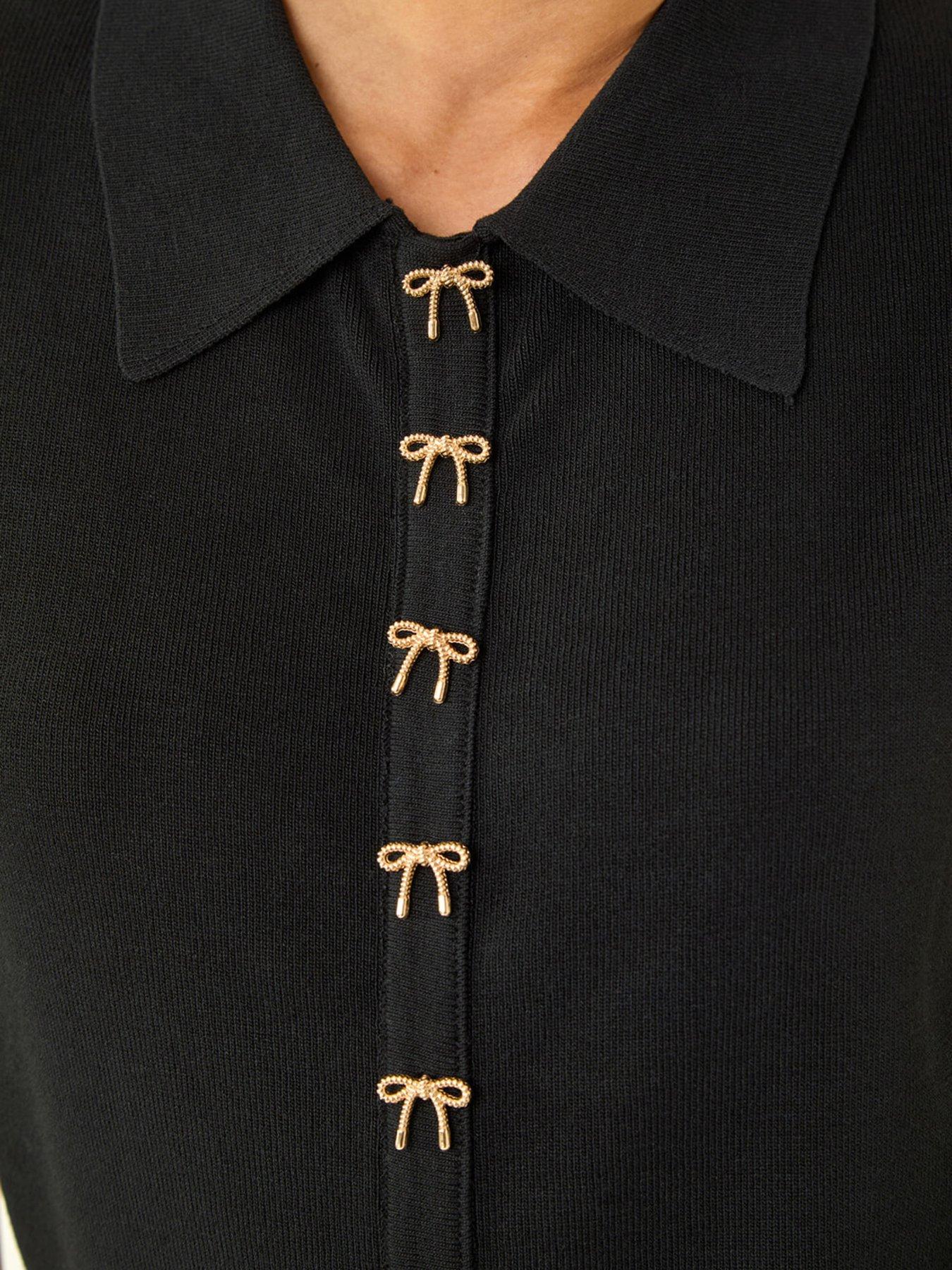  image of roman-dusk-bow-detail-knit-top