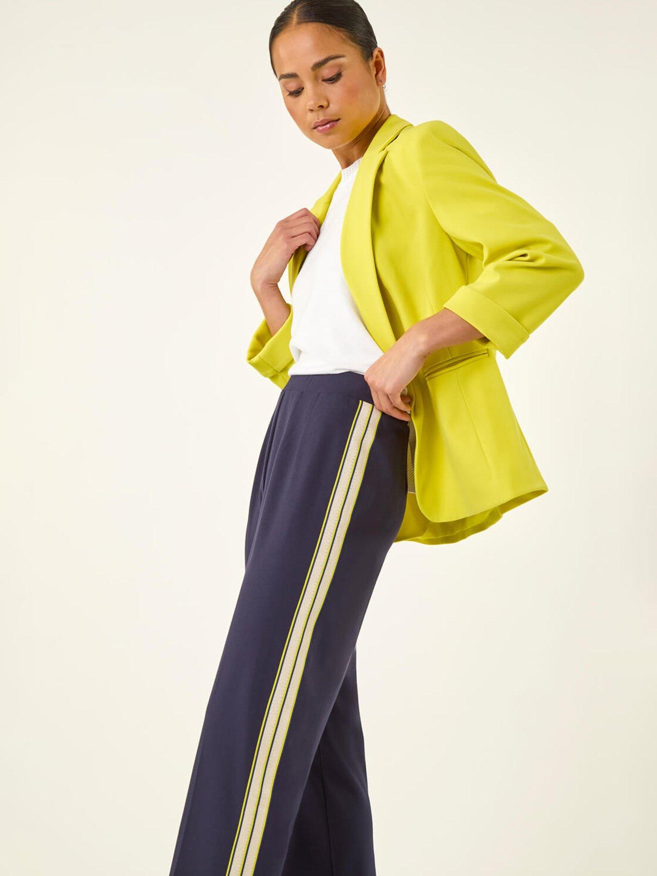  image of roman-petite-side-stripe-stretch-trouser