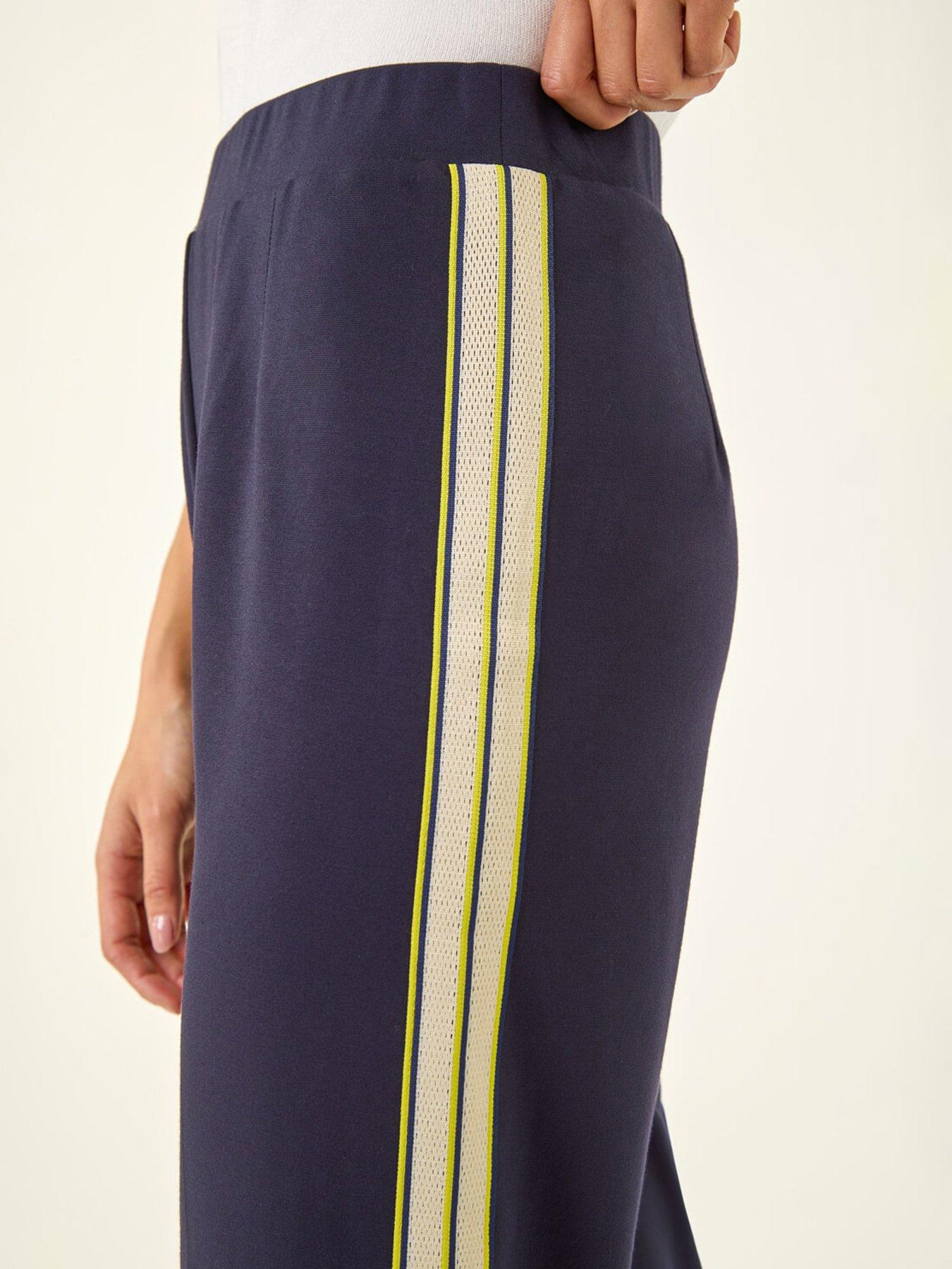  image of roman-petite-side-stripe-stretch-trouser