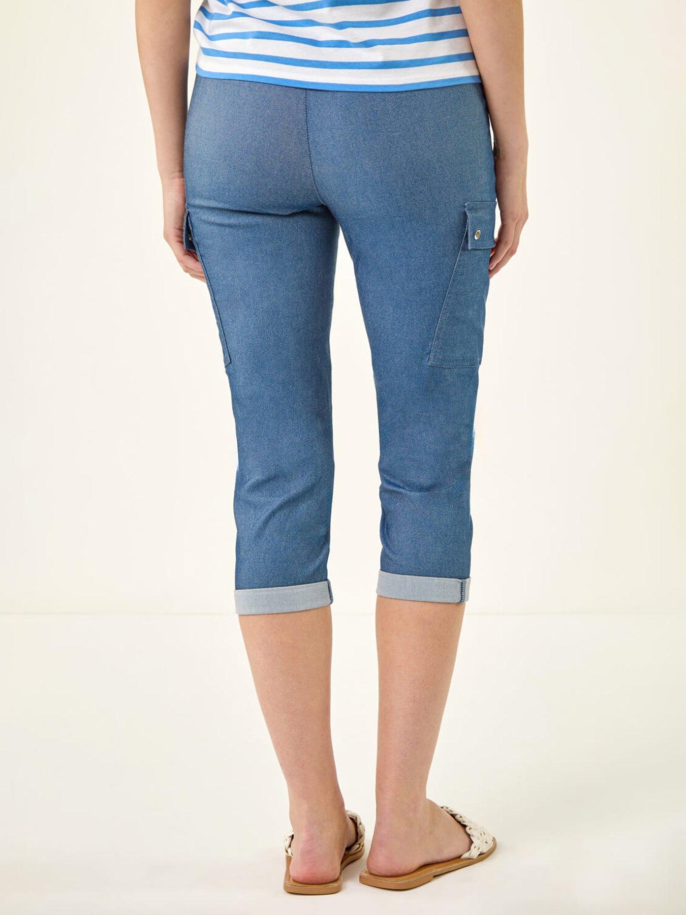 Image 2 of 5 of Roman Cropped Cargo Bengaline Trouser