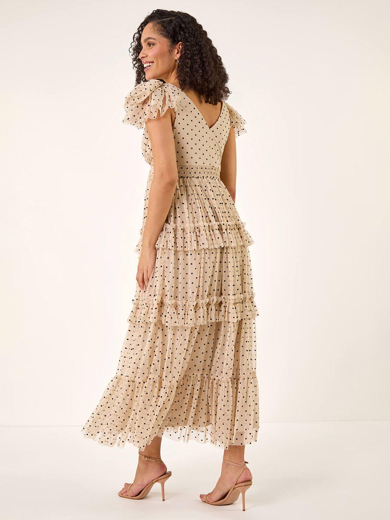  image of roman-mesh-frill-maxi-dress