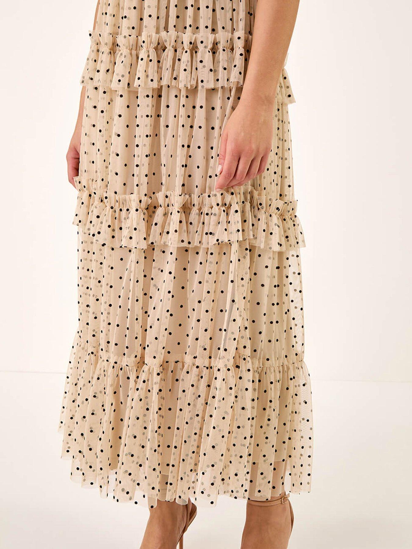  image of roman-mesh-frill-maxi-dress