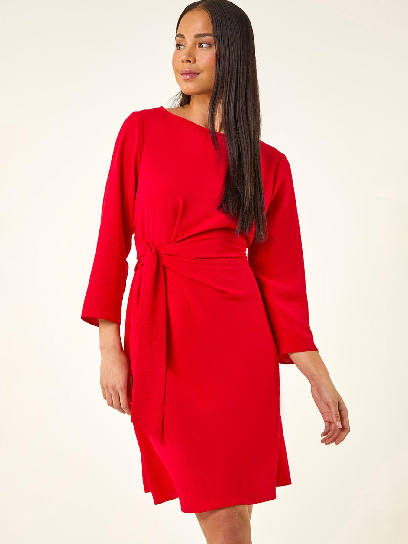 roman-petite-tie-waist-front-dress