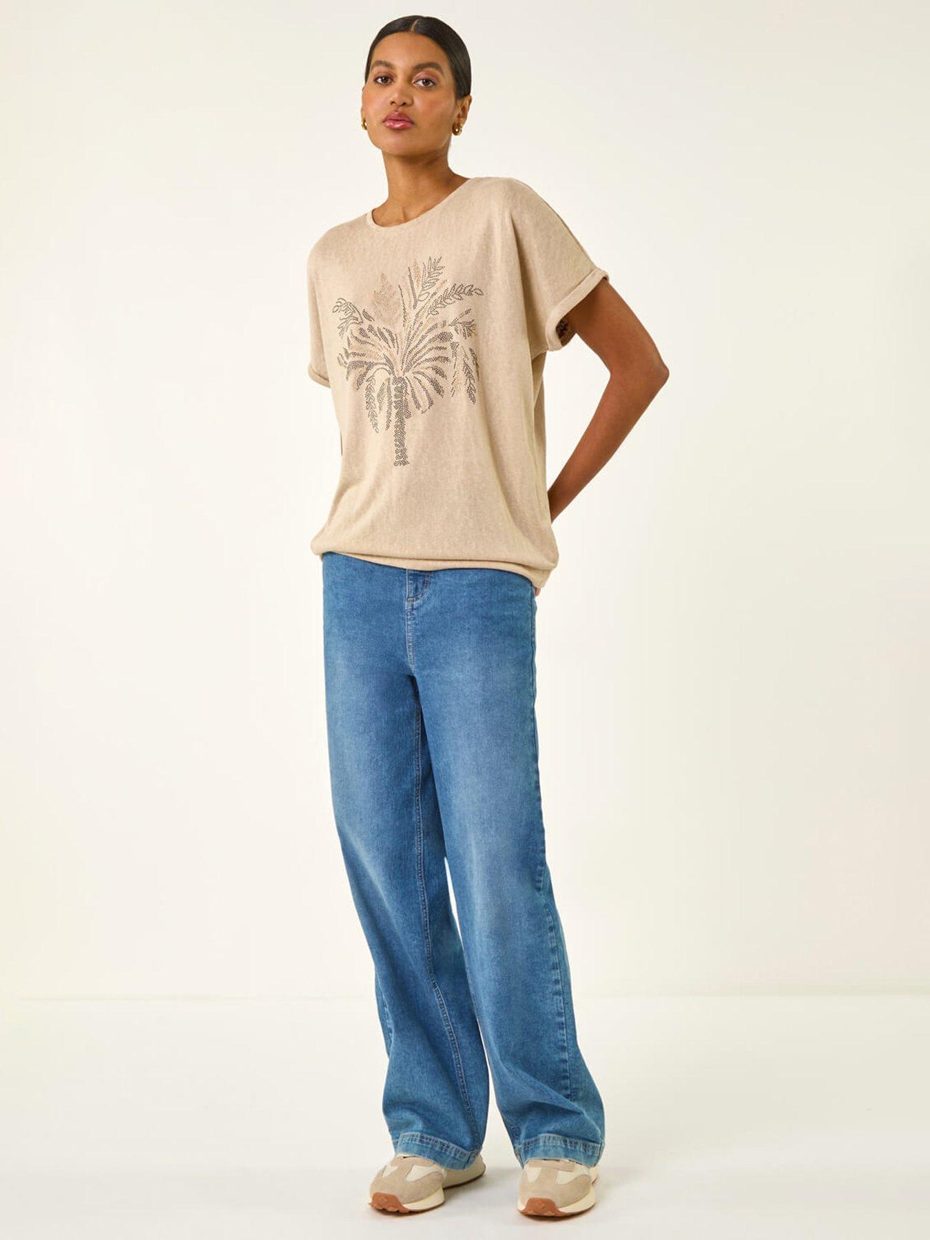 Image 3 of 5 of Roman Embellished Detail Top